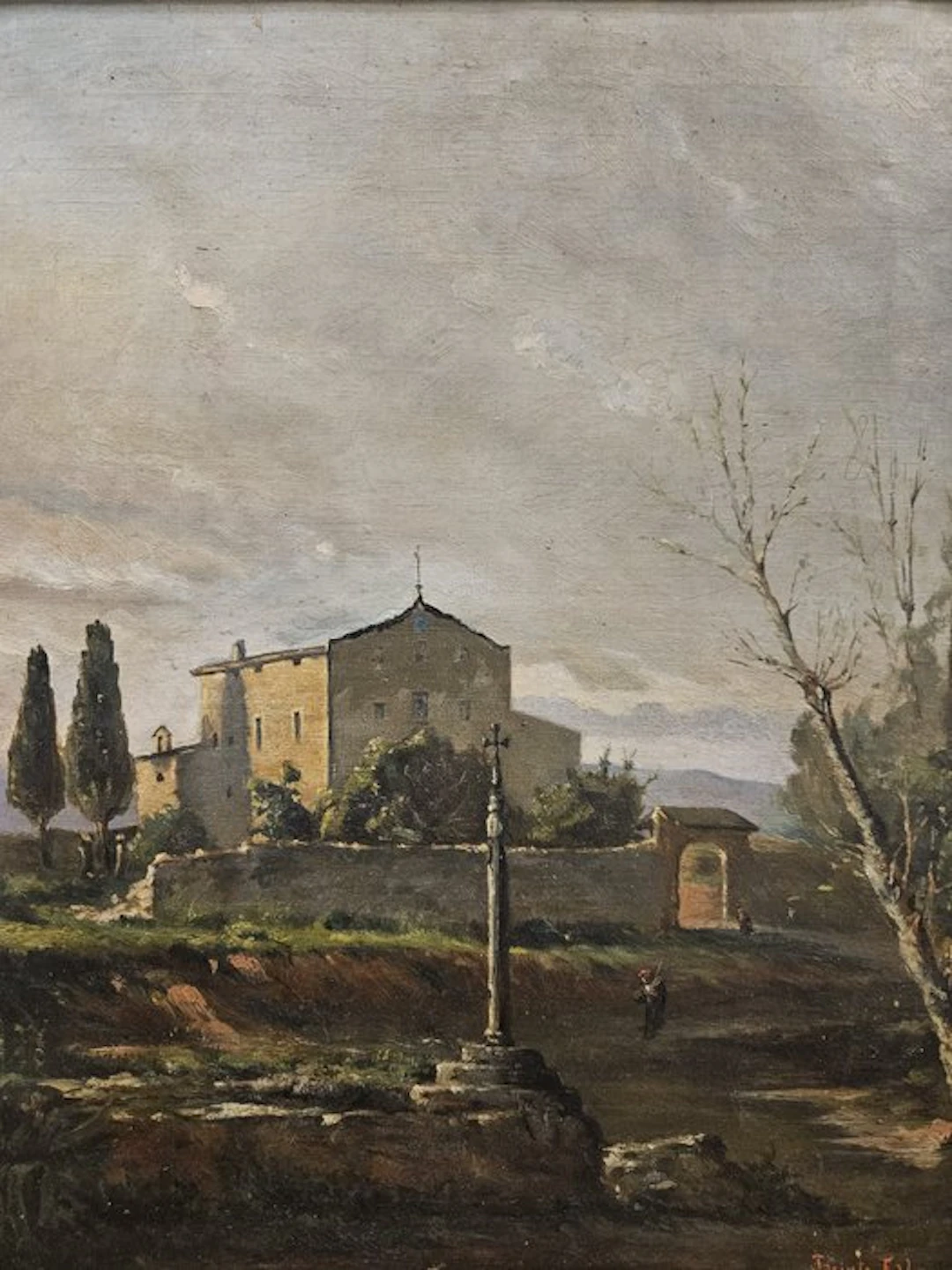 Escuela Impresionista Europea(XIX) - Escena Campestre