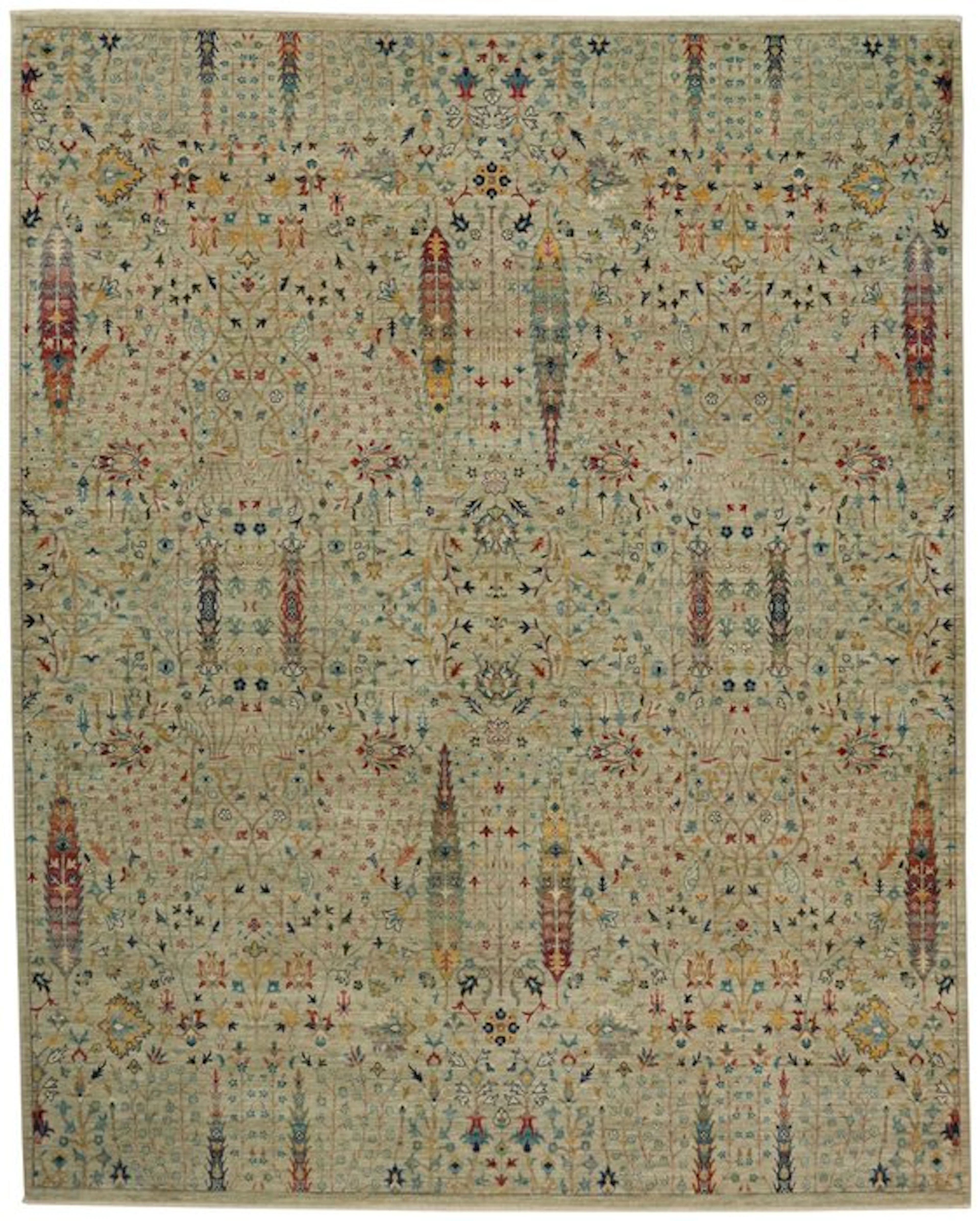 Hand-knotted designer rug – Very fine – Tree of Life...