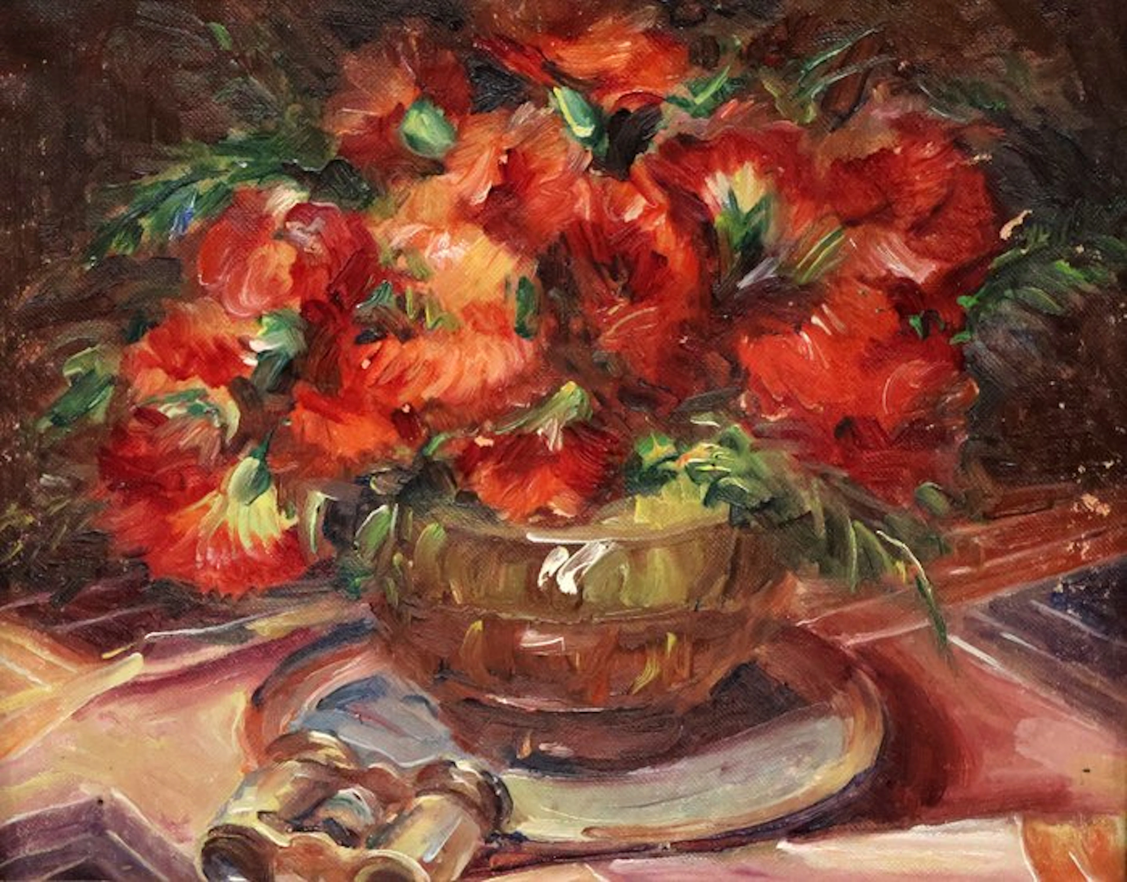 Viktor Kallinik Gousseff (1893 - 1980) - Esplendor floral