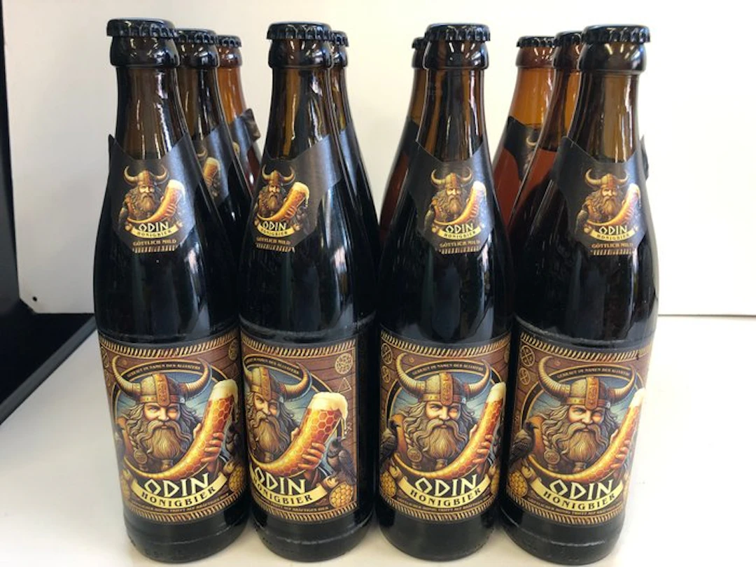 ODIN - Trunk Honig Bier Mead beer Honigbier - 0.5 Litre - 12 bottles