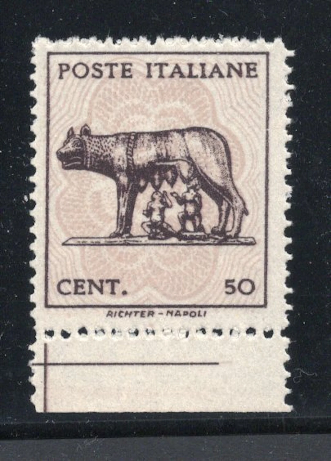 Italy Kingdom - Lupa - Different color Sassone no