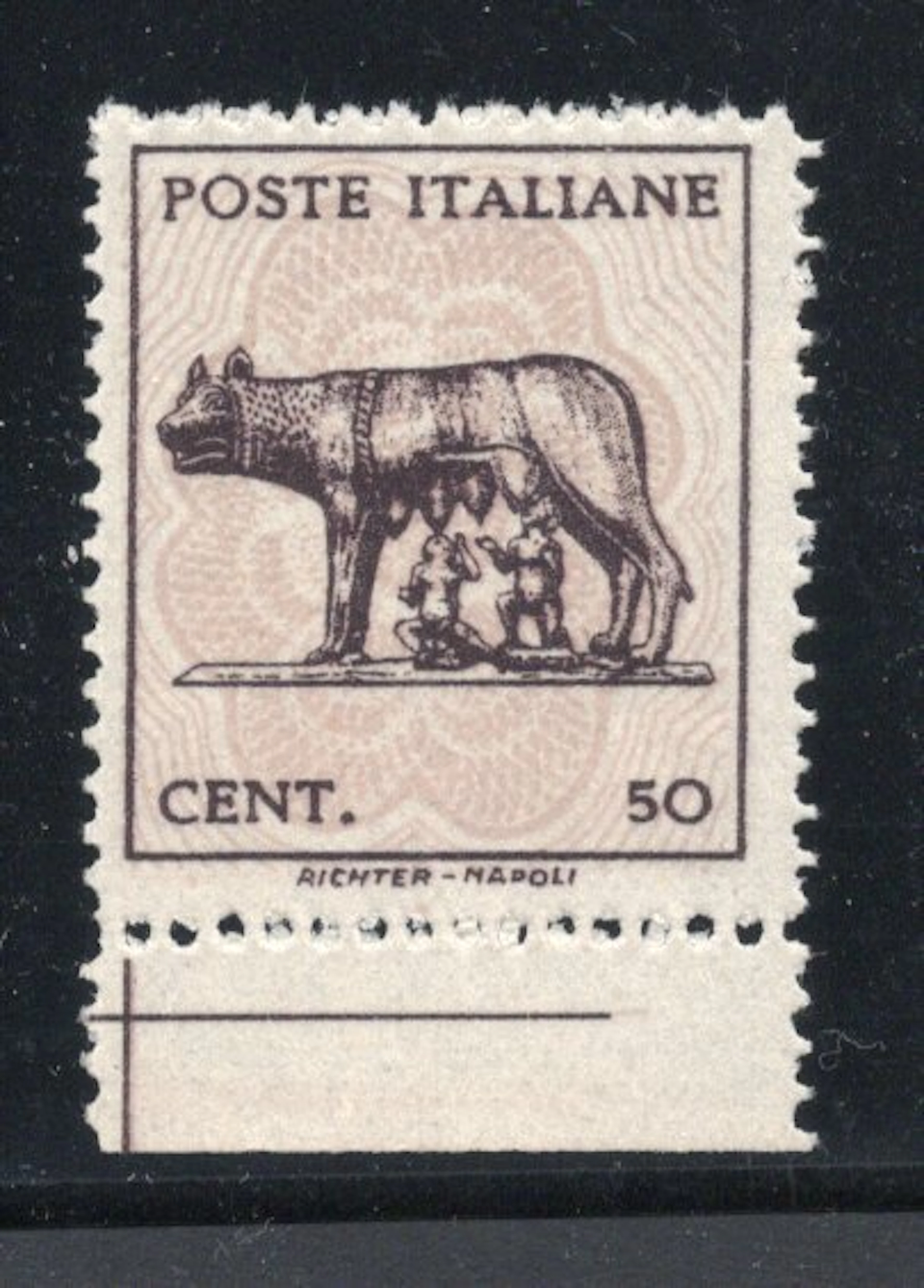 Italy Kingdom - Lupa - Different color Sassone no