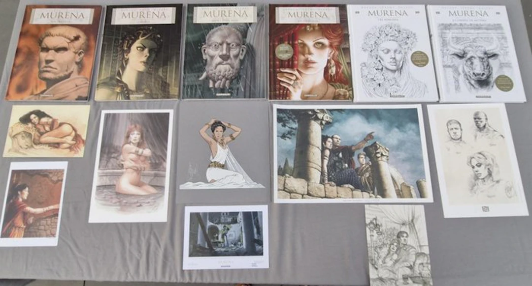 Murena T7 + T10 à T14 + 8x ex-libris - 6x C - 6 Album...