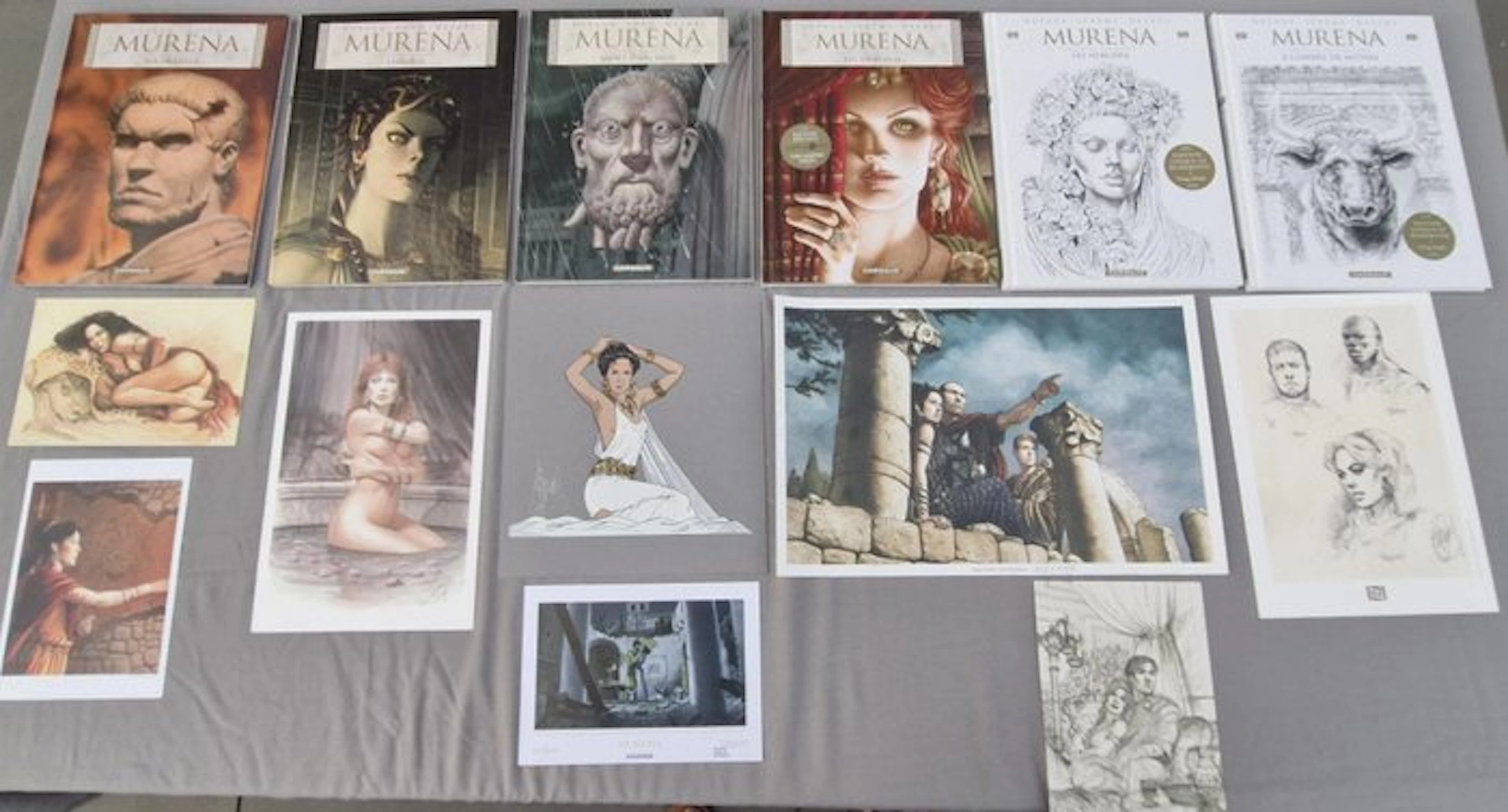 Murena T7 + T10 à T14 + 8x ex-libris - 6x C - 6 Album...