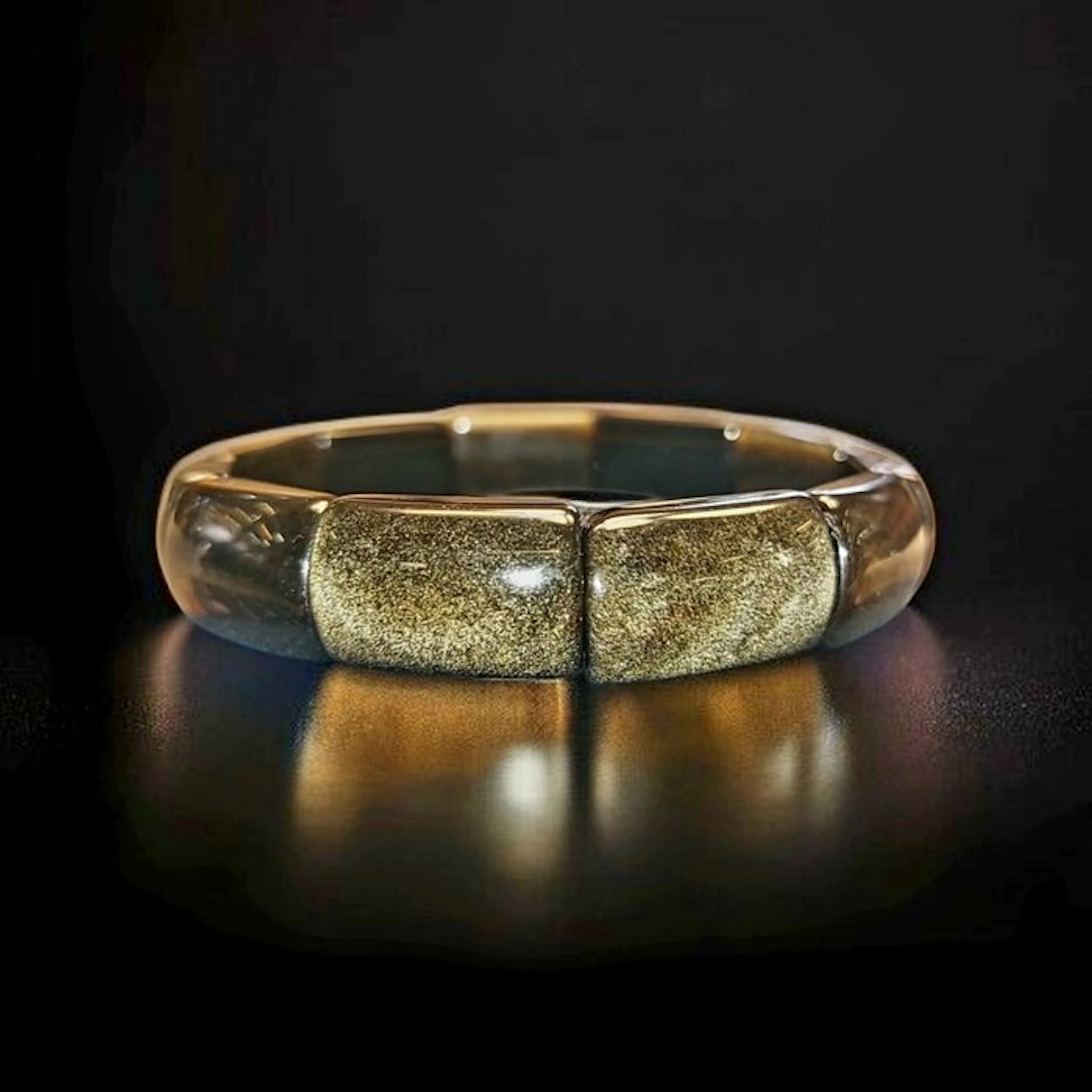 High-quality golden obsidian bracelet