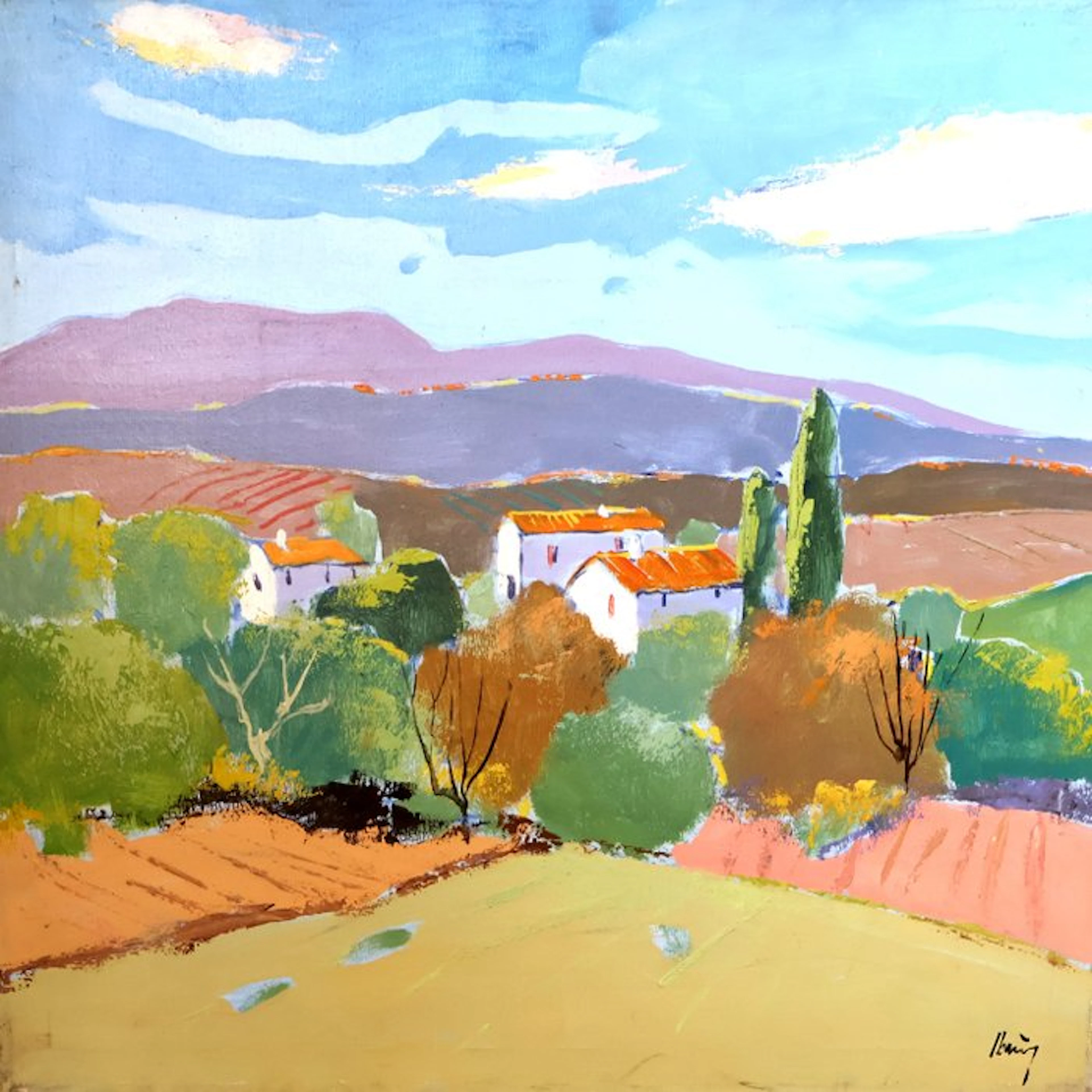 Manuel Doblas Pinto "Ibañez" (1957) - Les Couleurs de la campagne - NO RESERVE