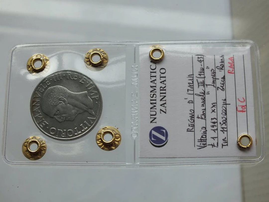Italy, Kingdom Vittorio Emanuele III. 1 Lira 1943 "Impero" (No reserve price)