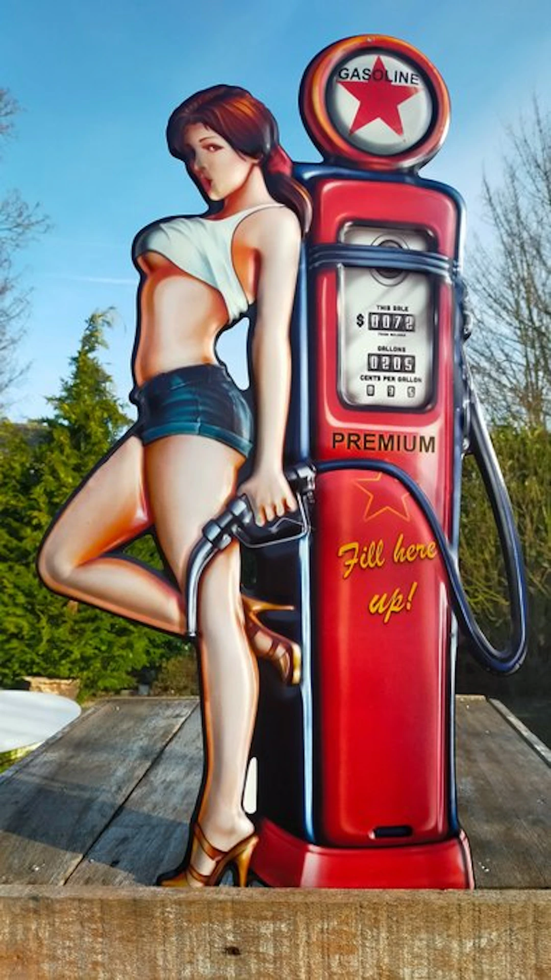 Wall decoration - texaco pin up bord - Europe