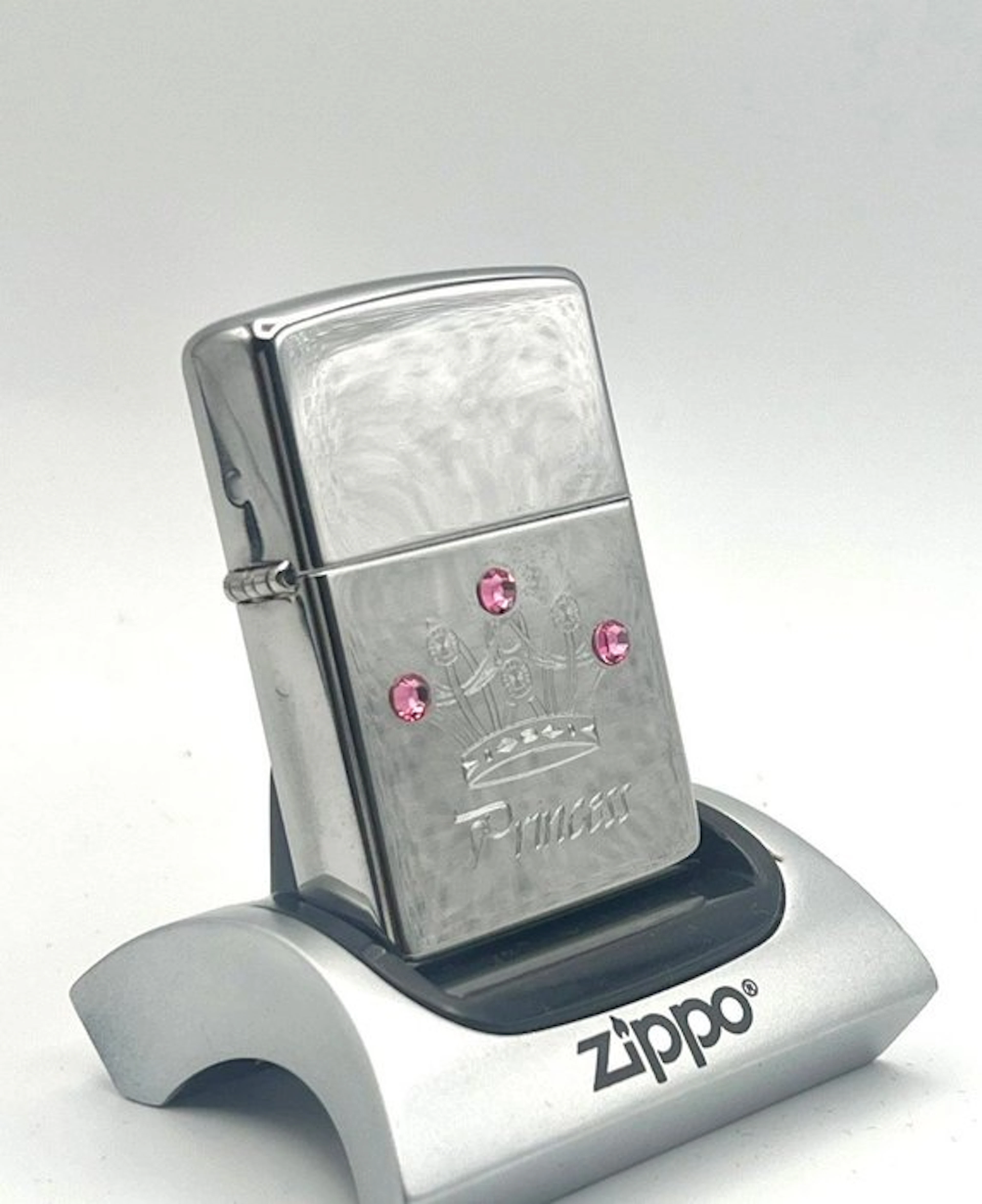 Zippo - Swarovski Princess Crown - Elements Pink Crystals...
