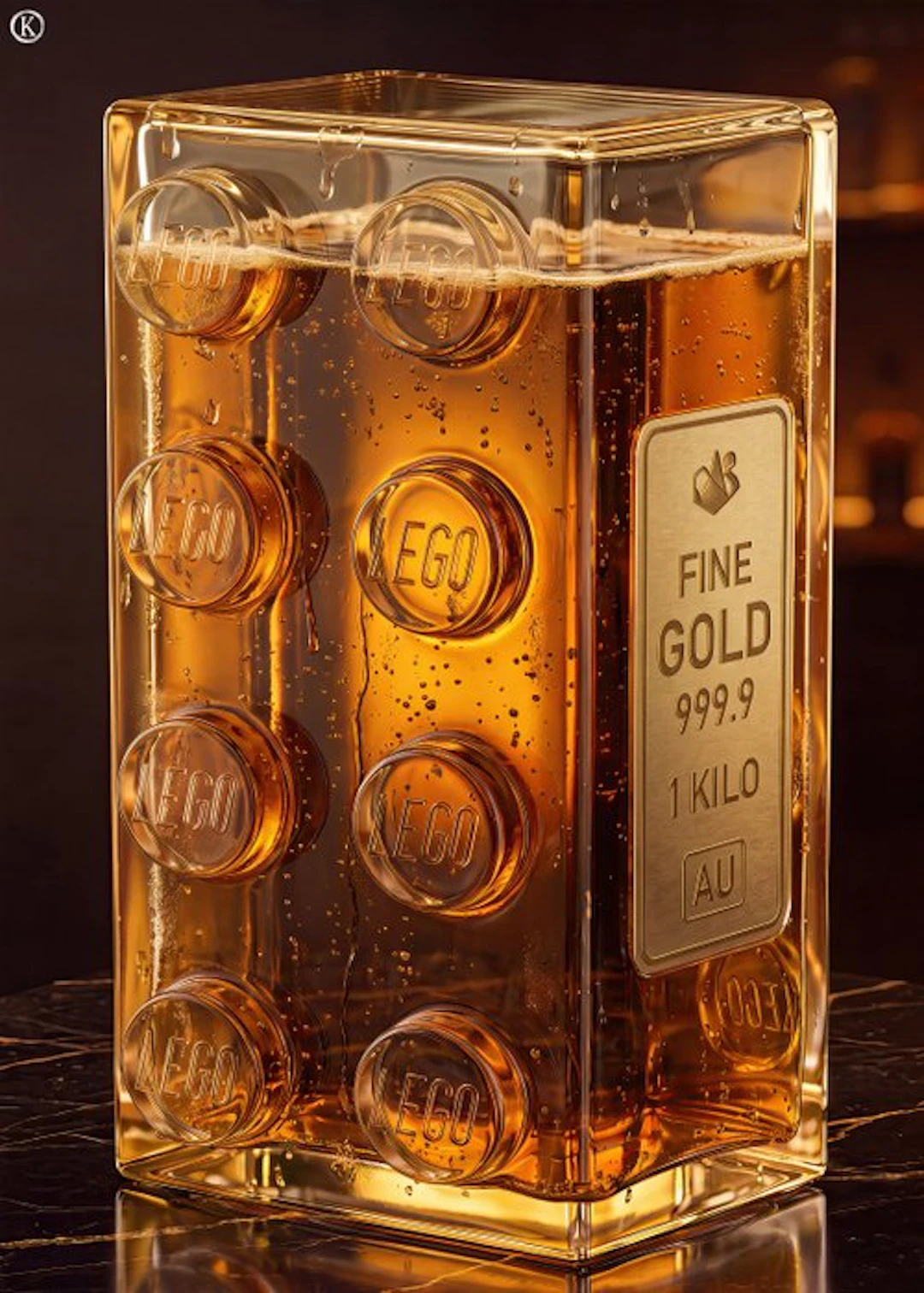 Kleury.art - [XL MATTE PAPER] LEGO Bottle Concept: "Au...