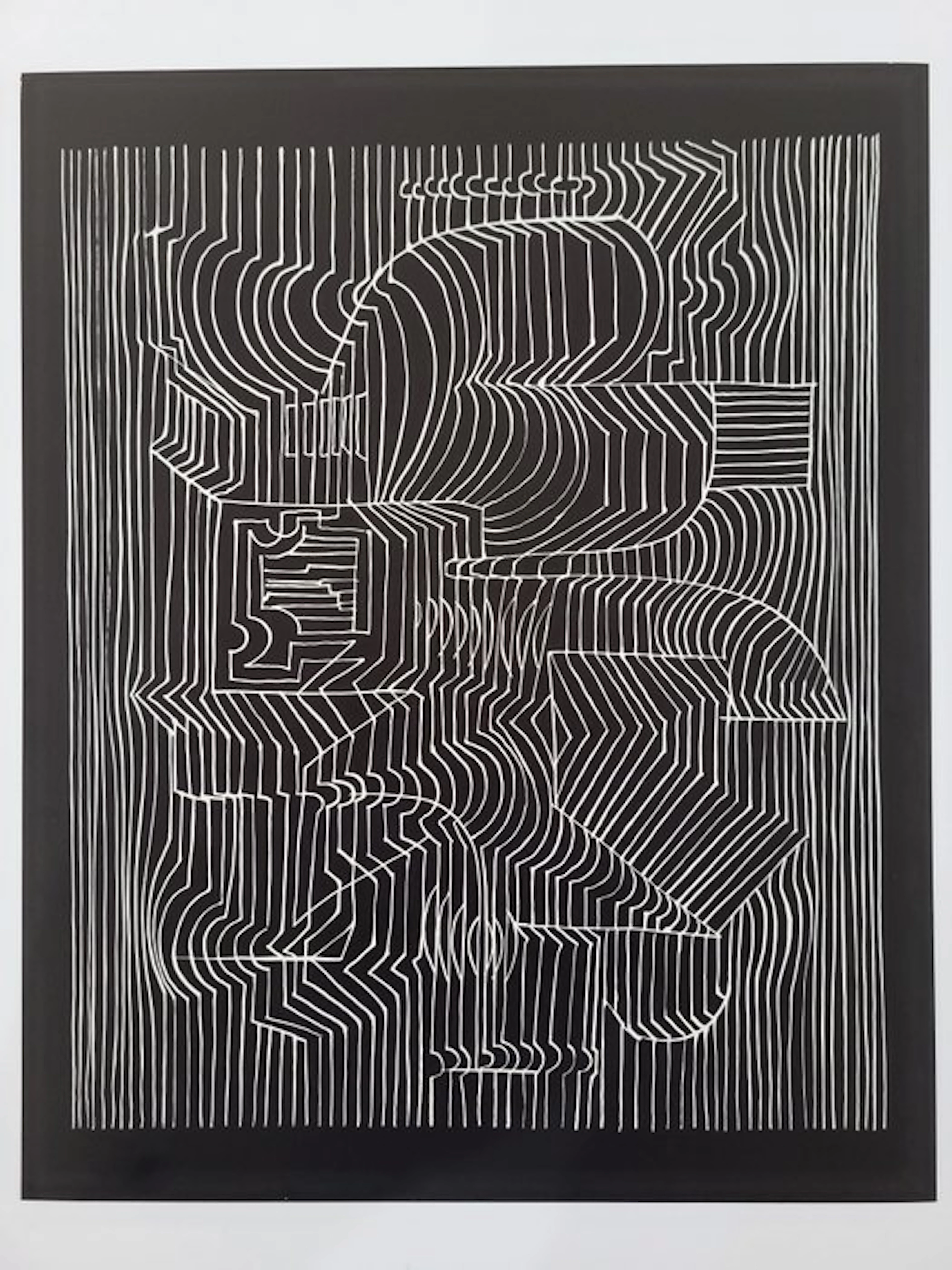 Victor Vasarely (1906-1997) - GORDIUM (1951) - tirage rare et épuisé