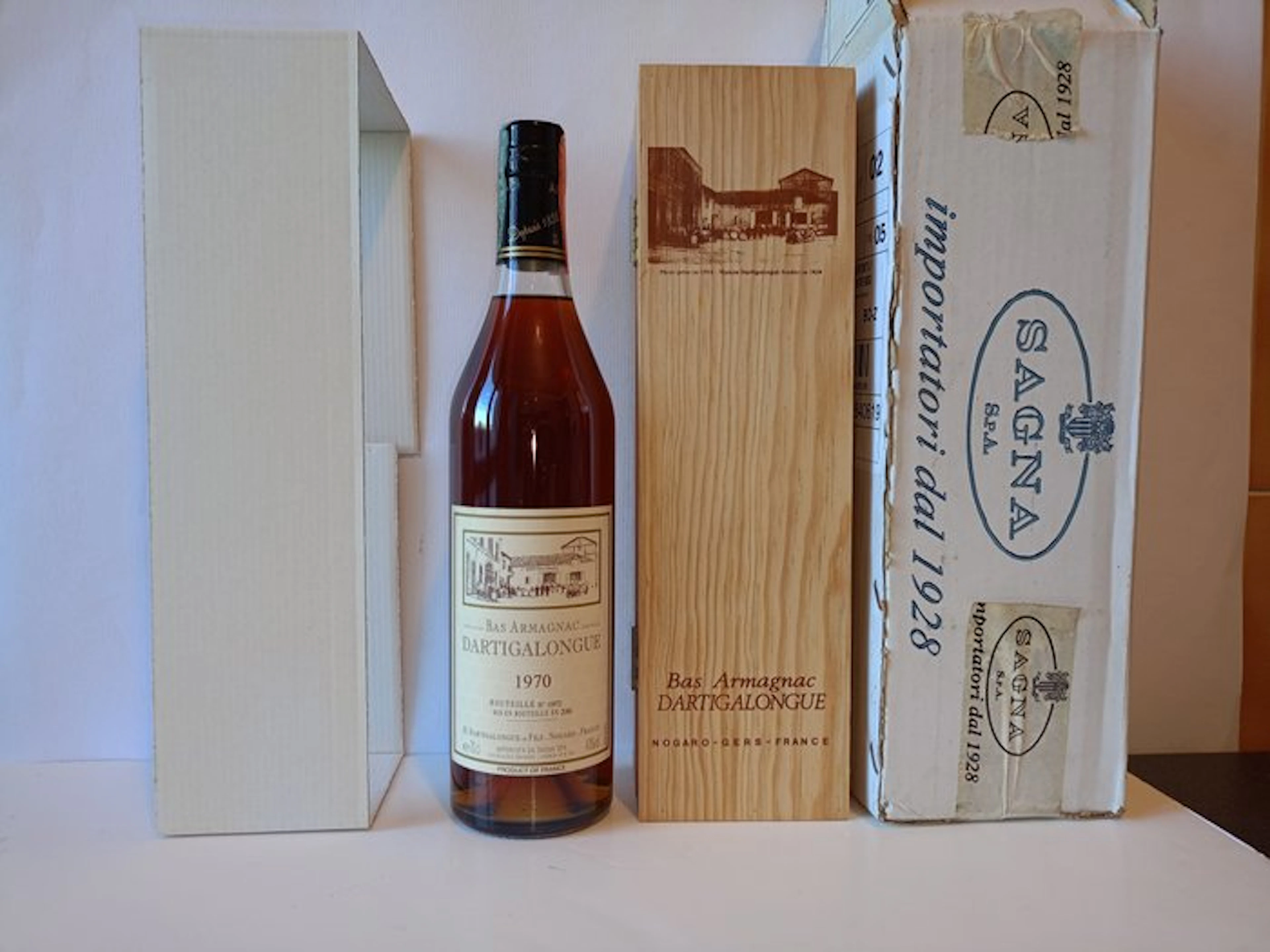 Dartigalongue 1970 - Bas Armagnac millésime - b. 2006 - 70cl