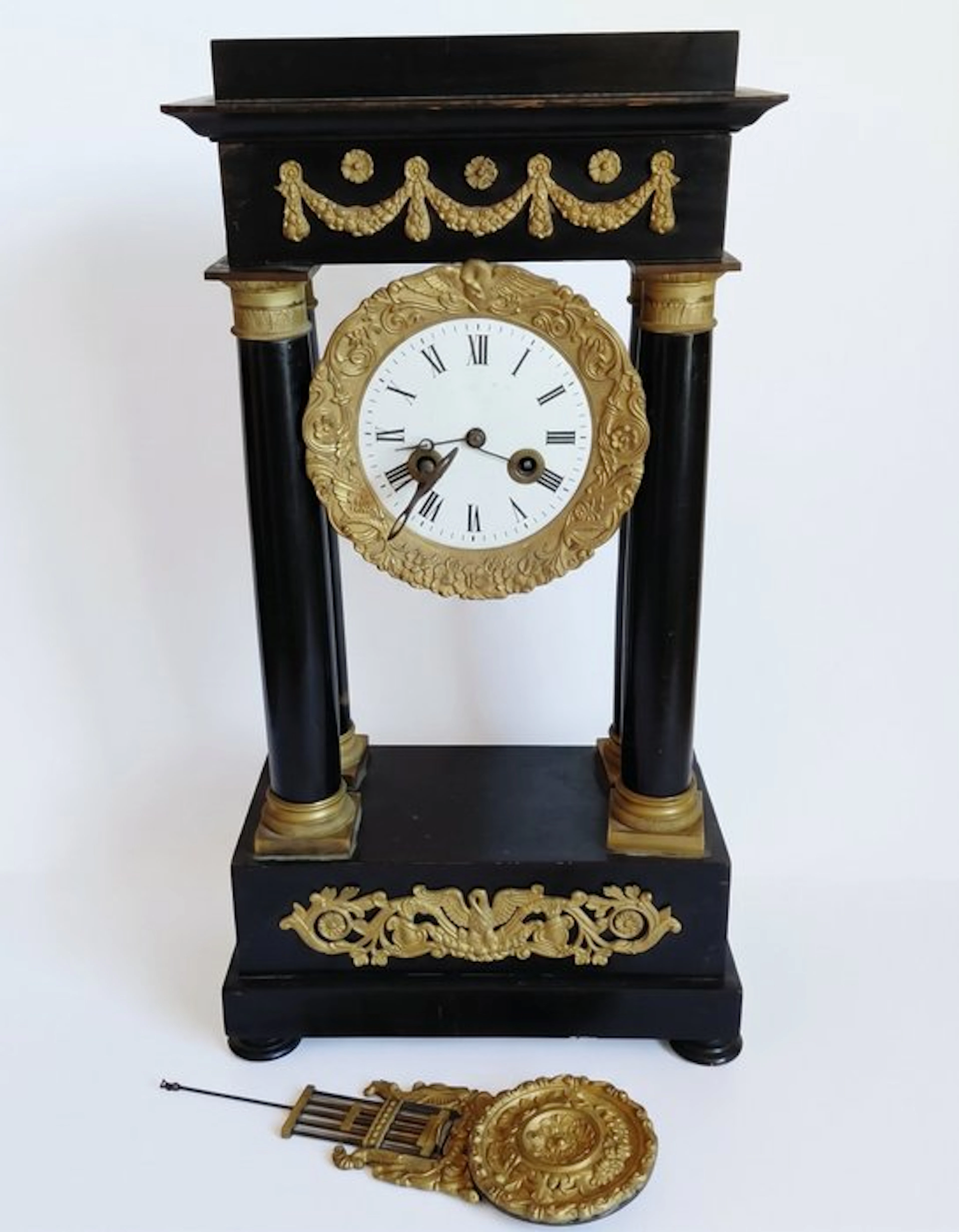 Portico clock - Wood - 1850-1900