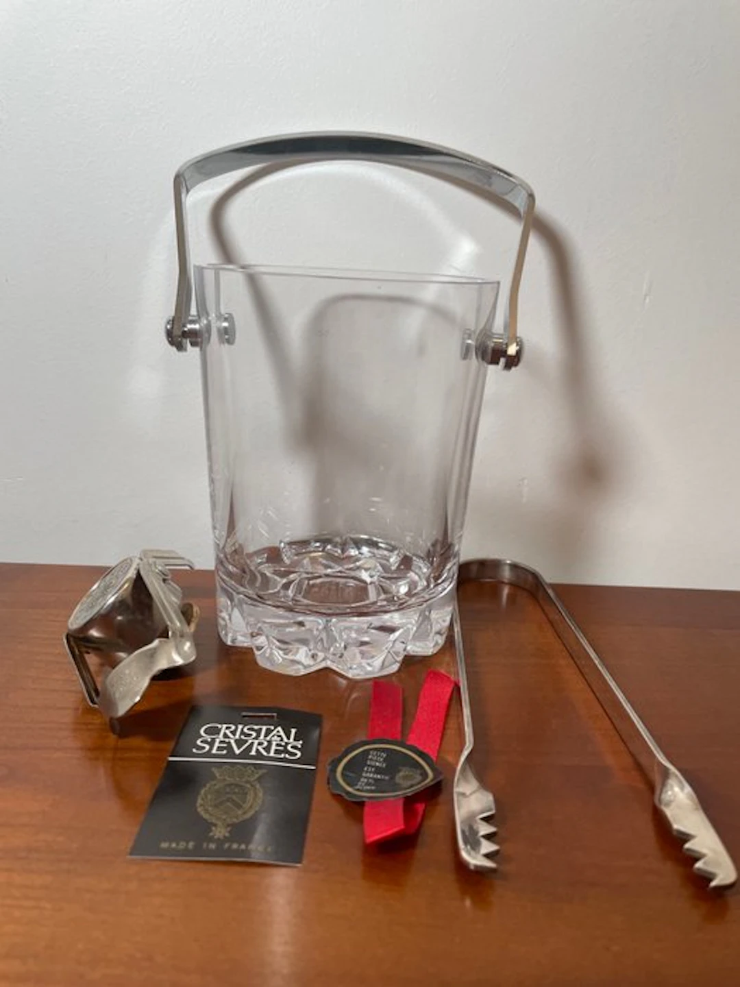 Sevres, Taittinger - Ice bucket (3) - Lavoisier - silver...