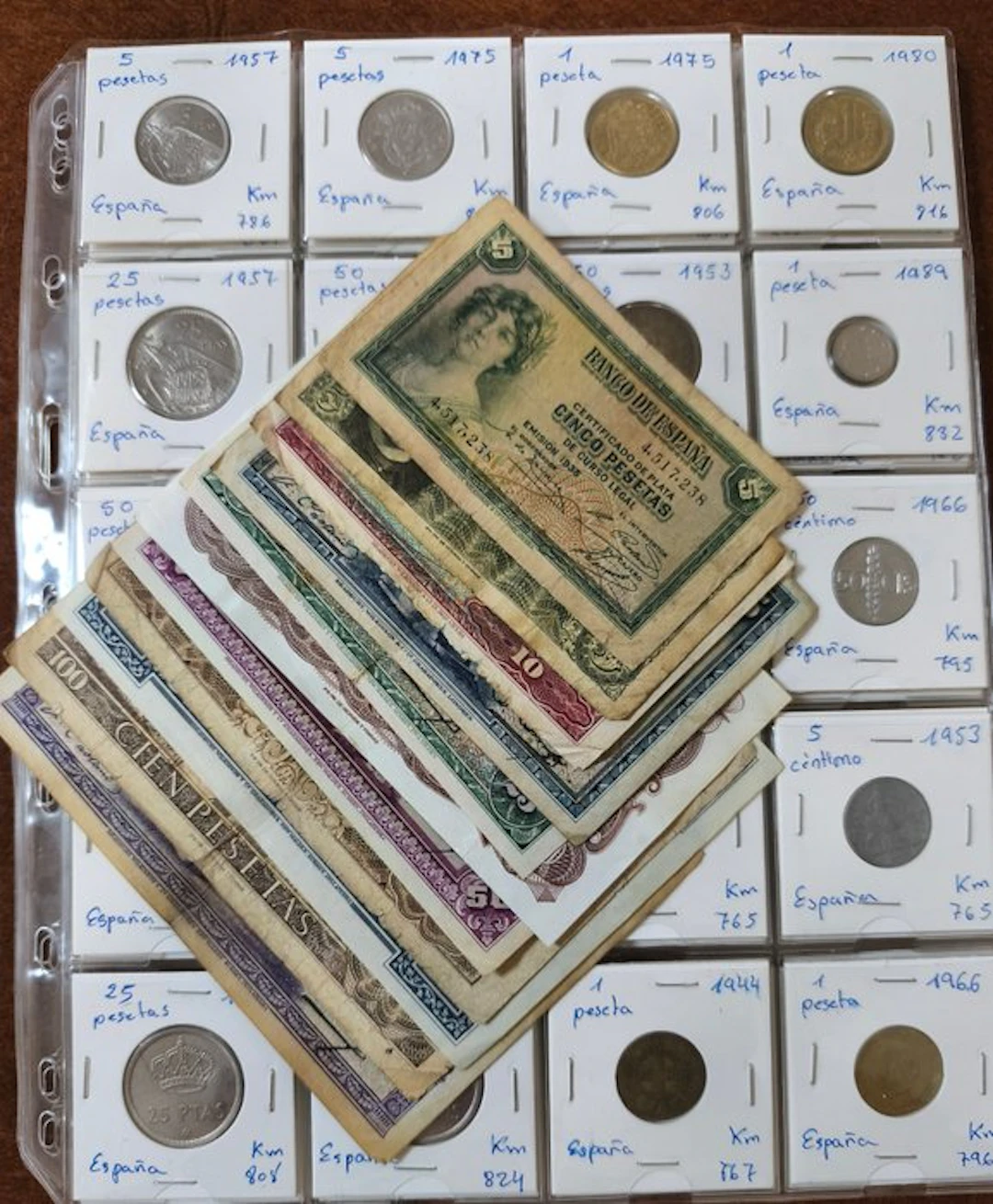 Spain: lot of 76 coins