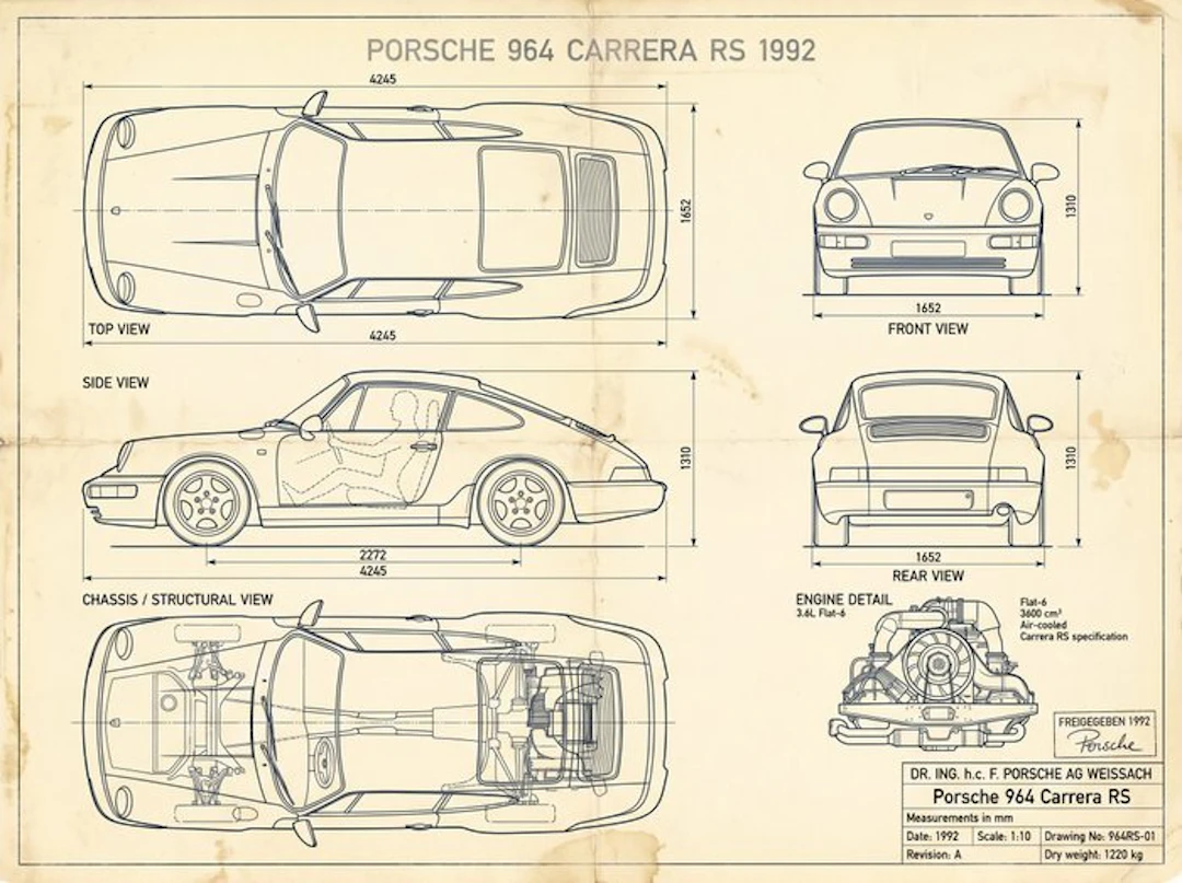 Shmidt.Art - Porsche 964 Carrera RS 1992 - 1990s