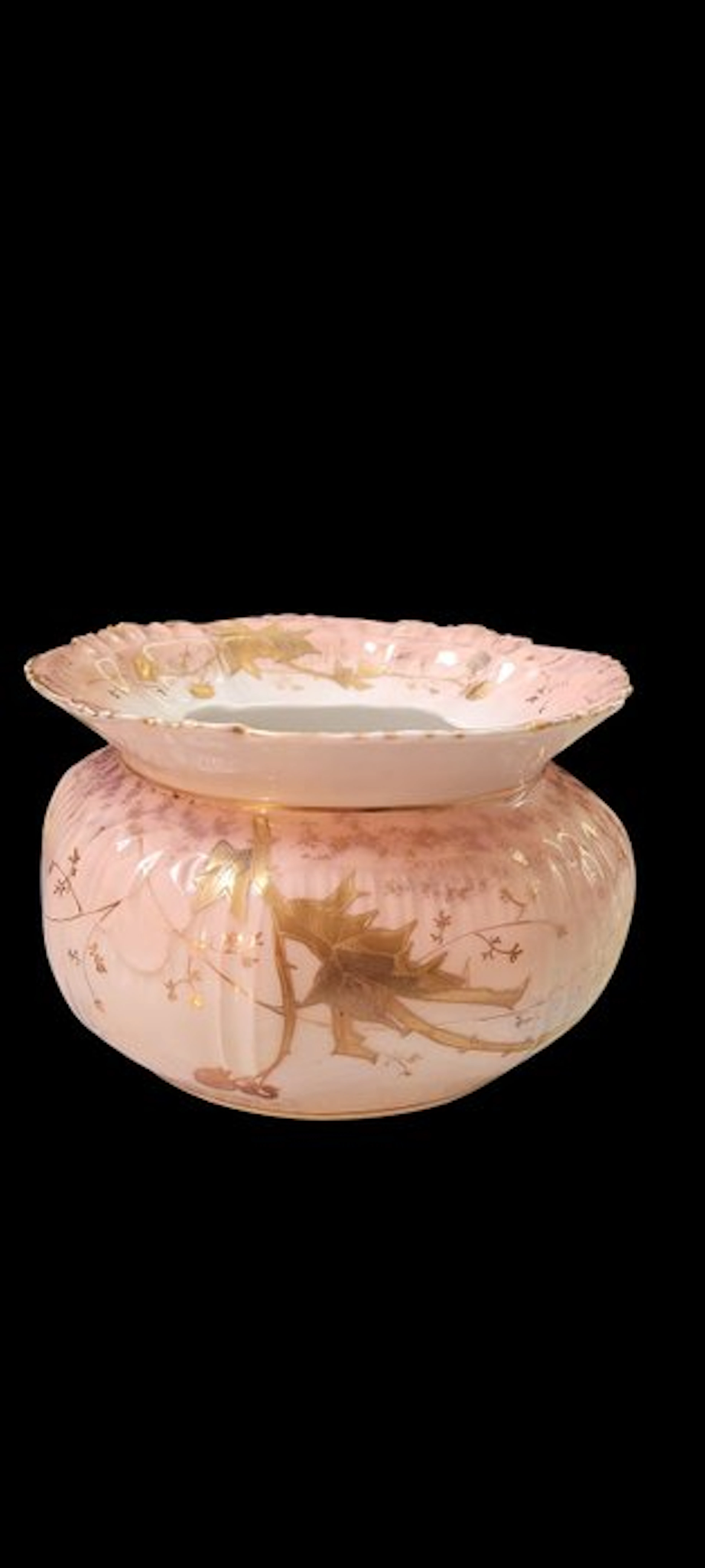 Limoges - Vase - Porcelain - cache pot ELITE LIMOGES