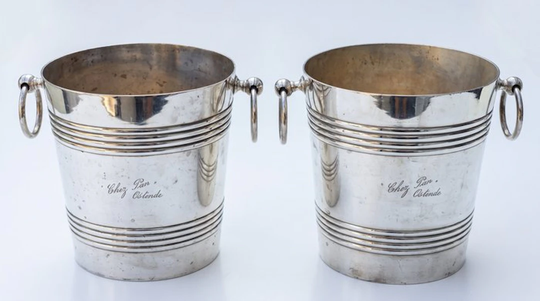 VD Torren - Champagne cooler (2) - Silverplated