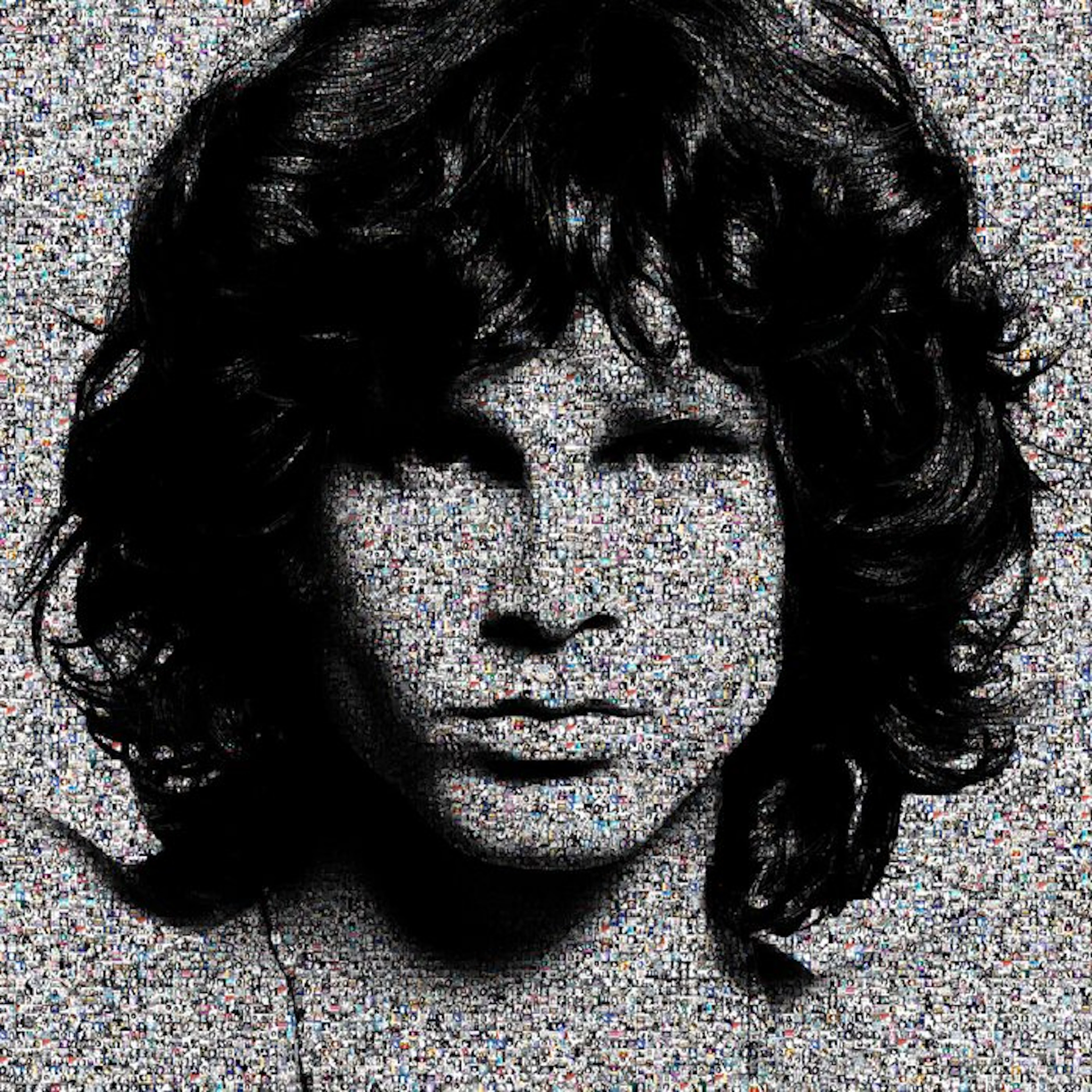 David Law (1967) - Crypto Jim Morrison II - Format XL 60x60