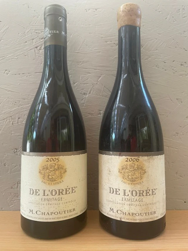 M. Chapoutier Ermitage de l'Oree Blanc; 2005 & 2006...