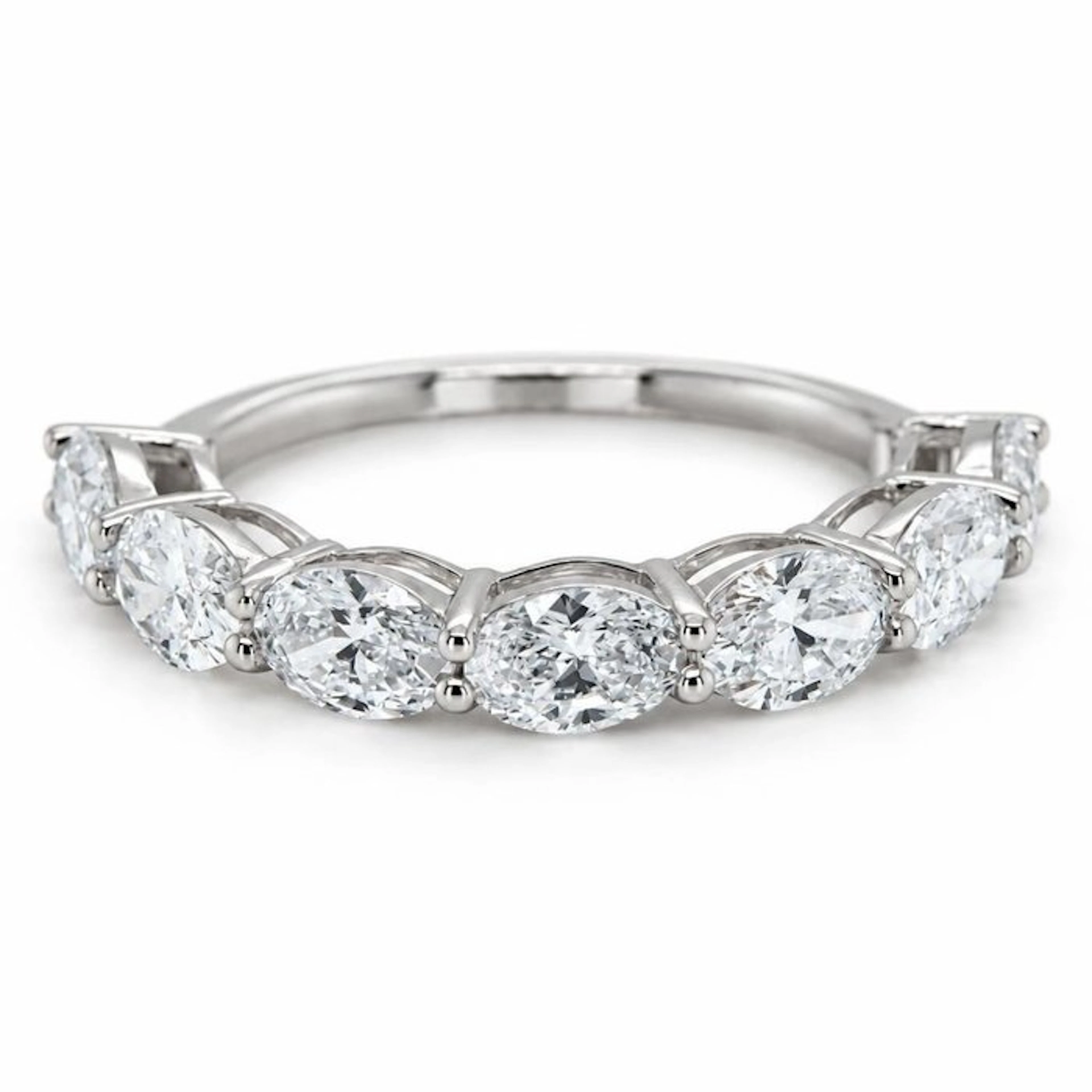 No reserve price - Ring - 14 kt. White gold - 2.23ct. tw. Diamond (Lab-grown)