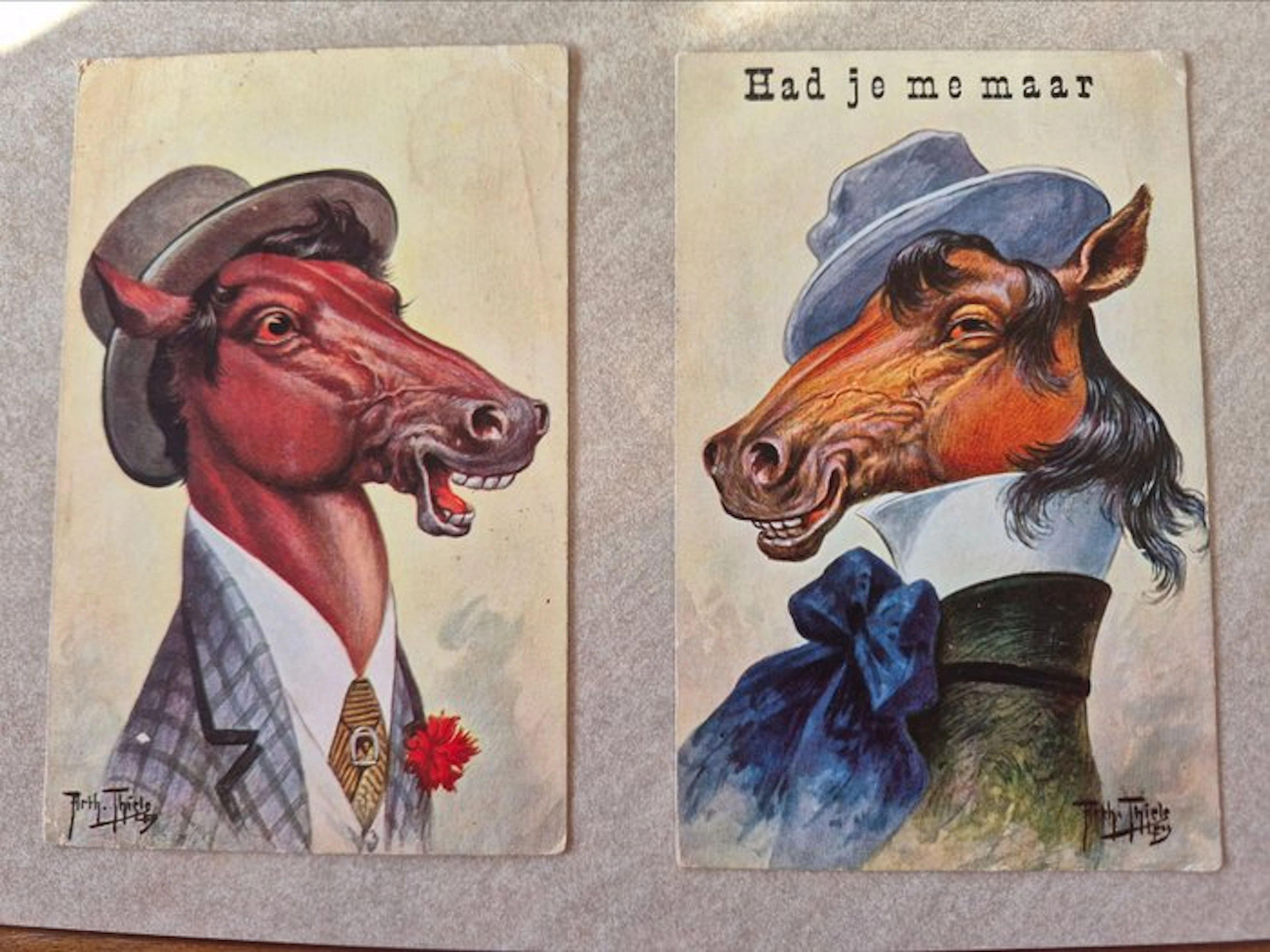 Germany - Fantasy - Horses in Human Shapes - Arthur...