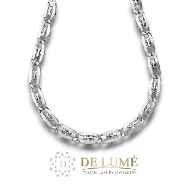 Necklace - 18 kt. White gold - Flat chain 21.8 g 60 cm