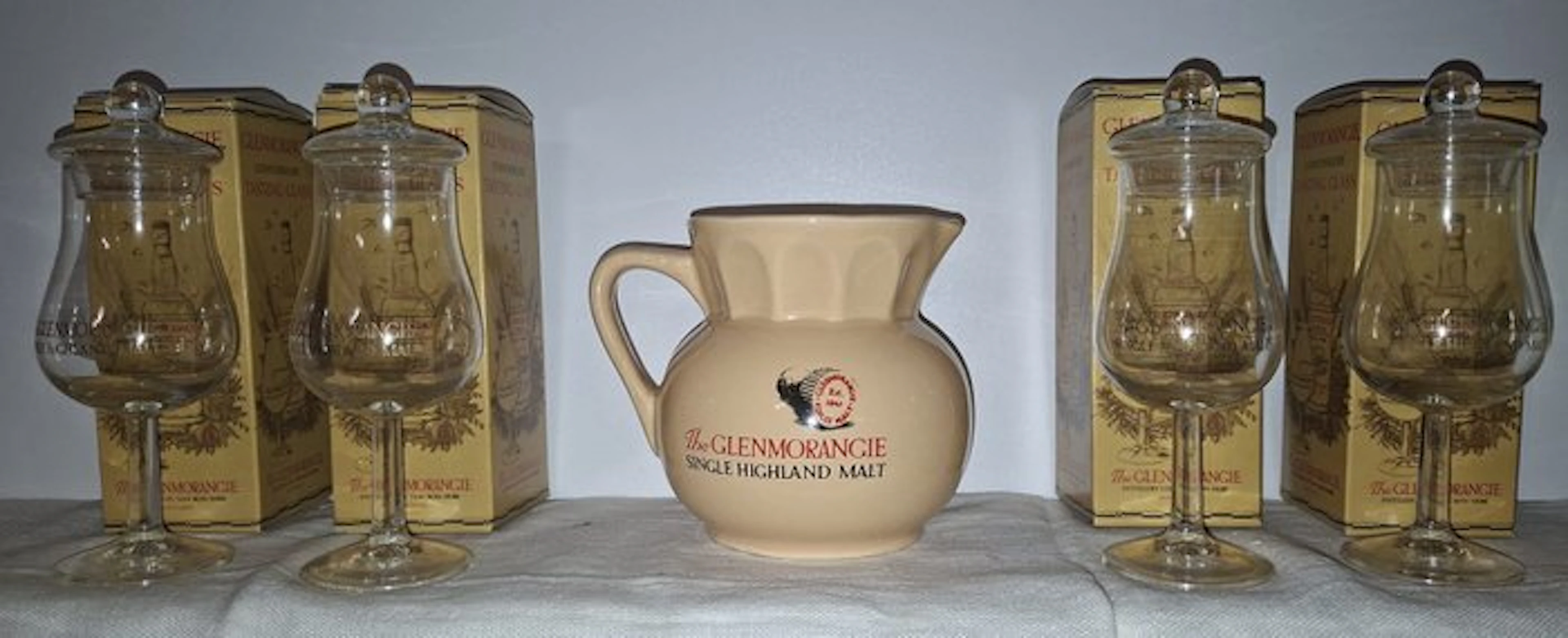 Set completo da degustazione Glenmorangie vintage con 4...