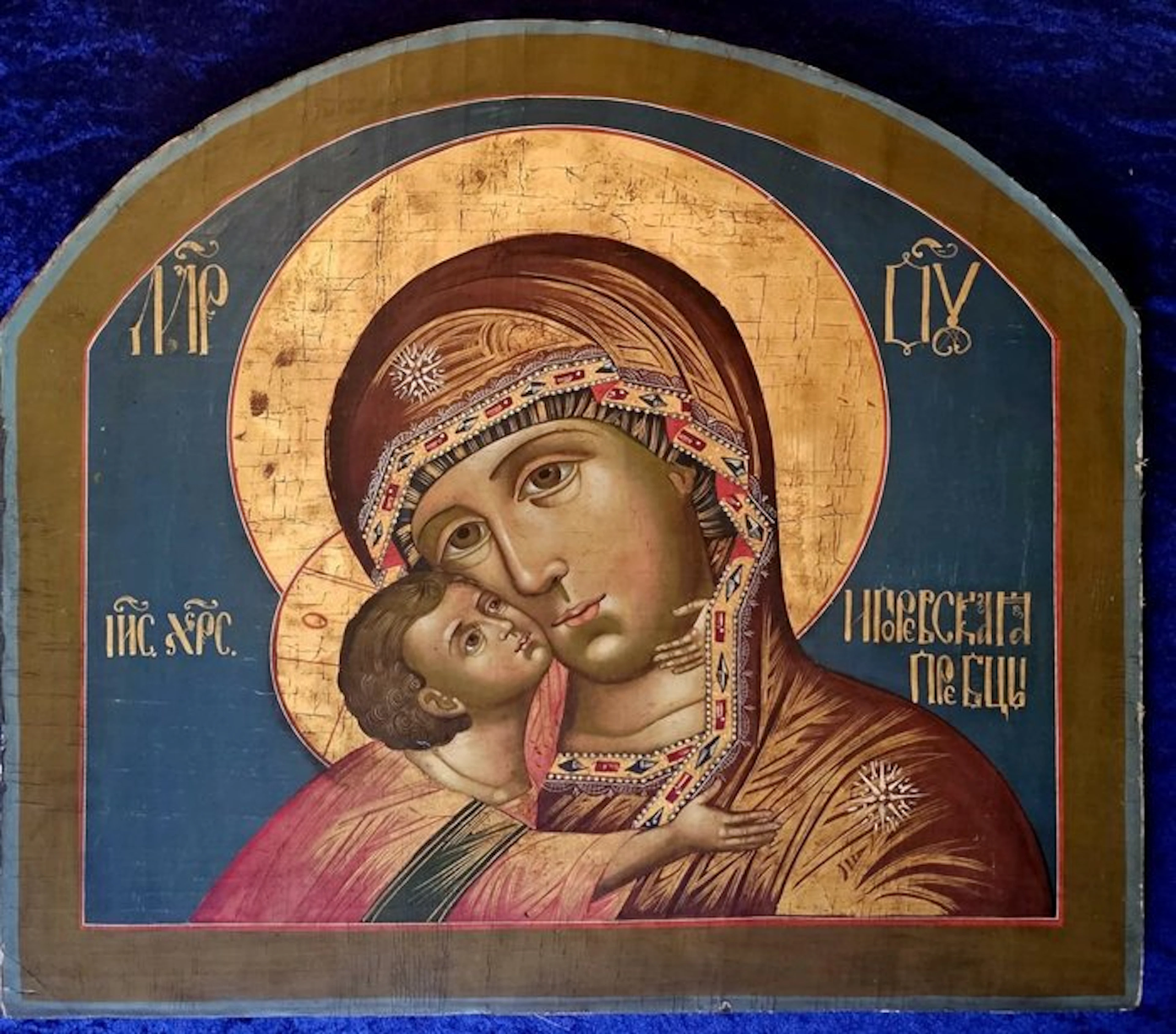 Icon - Eggtempera on levkas on panel - Igorevskaja Mother of God