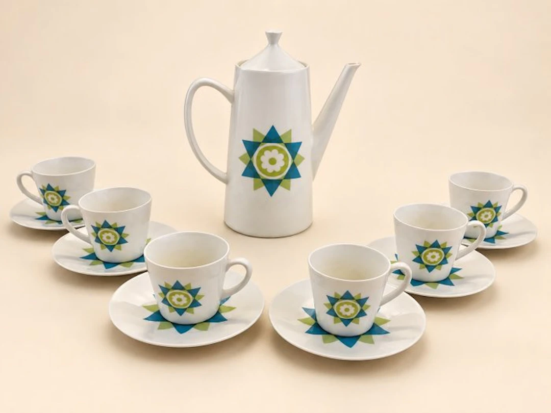 Epiag - Drinking service (13) - Porcelain - Flower Power- Magvam