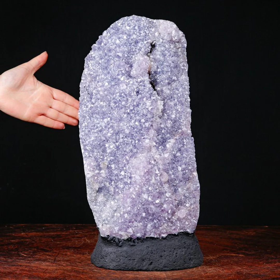 Extraordinary Amethyst Druzy - Lavander Rare Natural...
