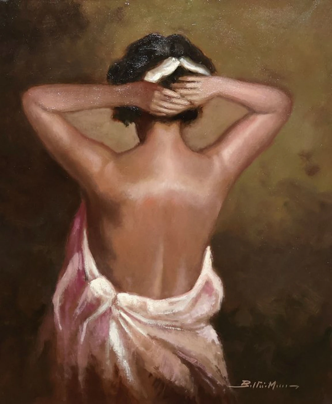 Enrique Beltrán Messa (1940-2006) - Mujer de espaldas