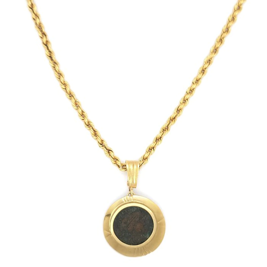 Coin pendant - 18 kt. Yellow gold