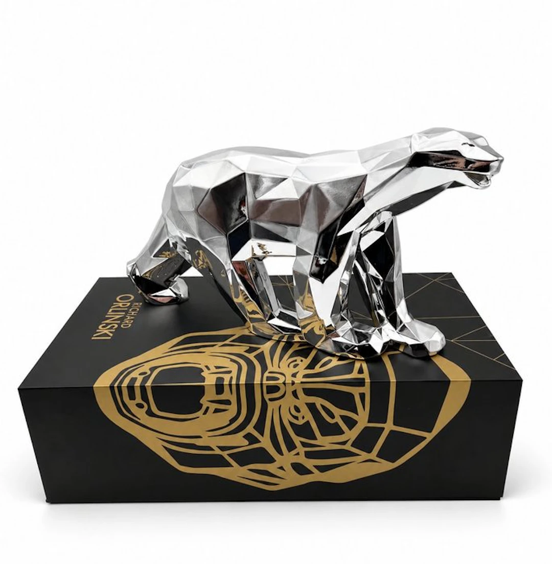 Richard Orlinski (1966) - ***Polar Bear (Silver)***