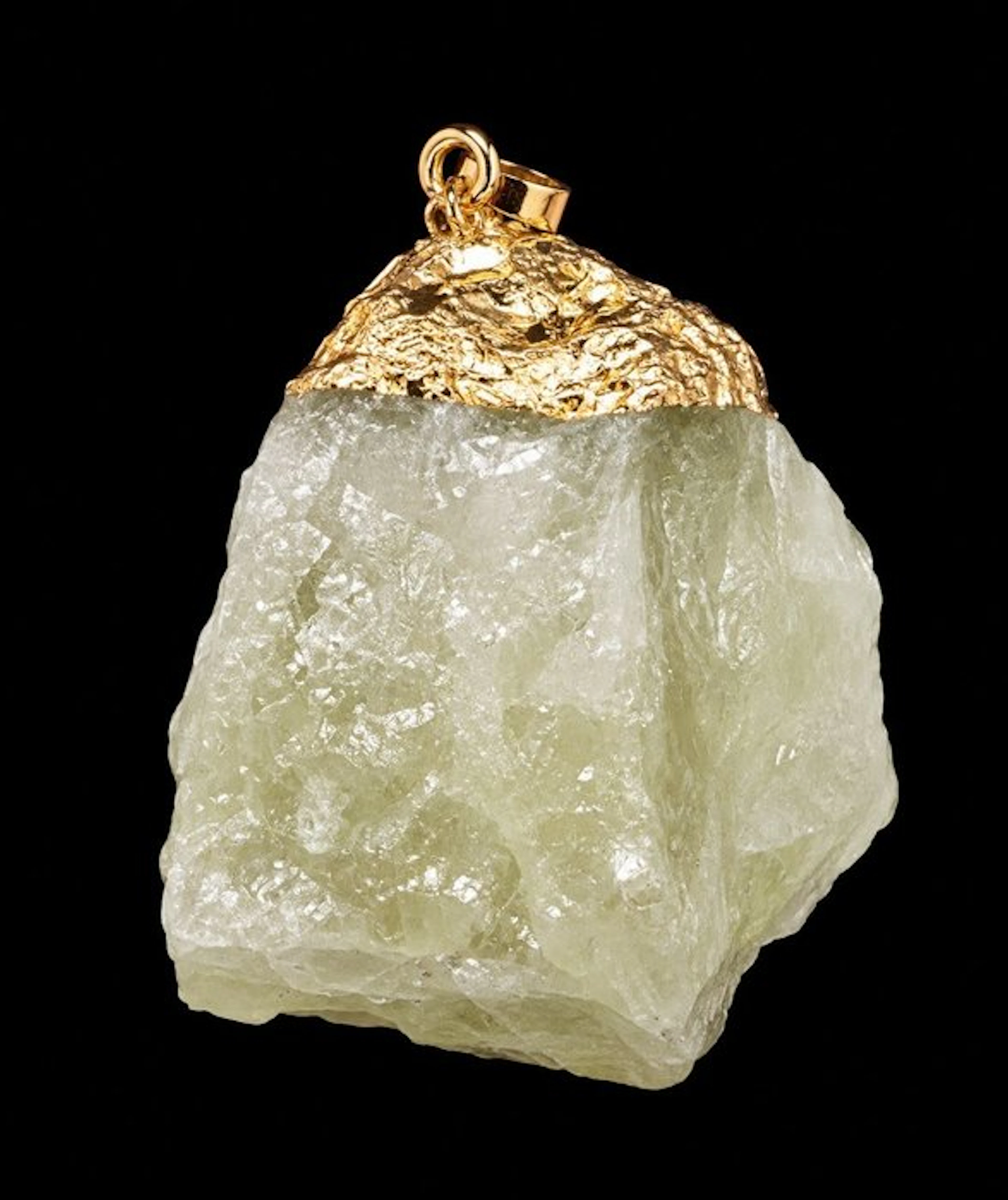 Exquisite natural lemon quartz pendant of premium quality...