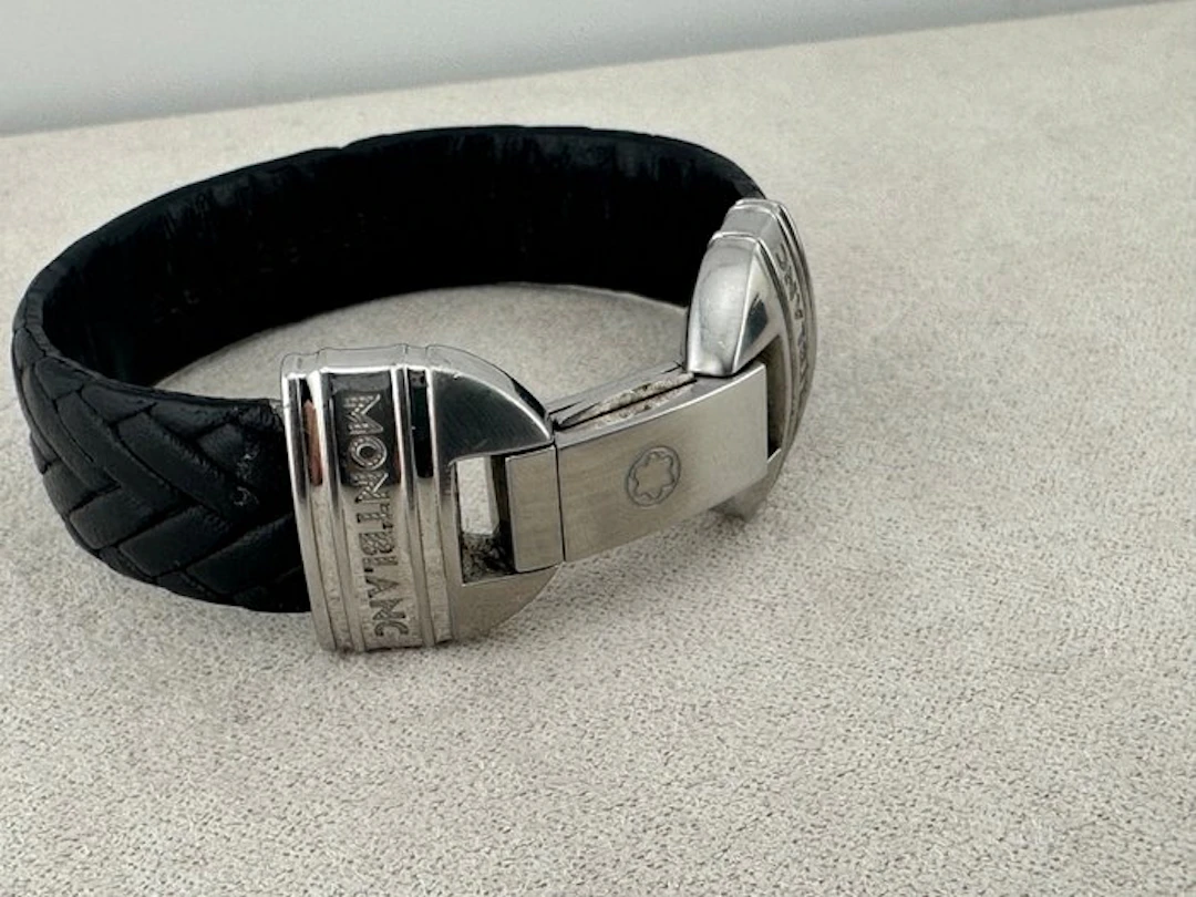 Montblanc - Steel, leather - Bracelet - Bracelet MONTBLANC
