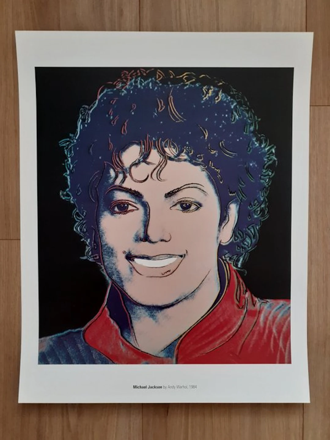 Andy Warhol - Michael Jackson - Michael Jackson by Andy Warhol, 1984