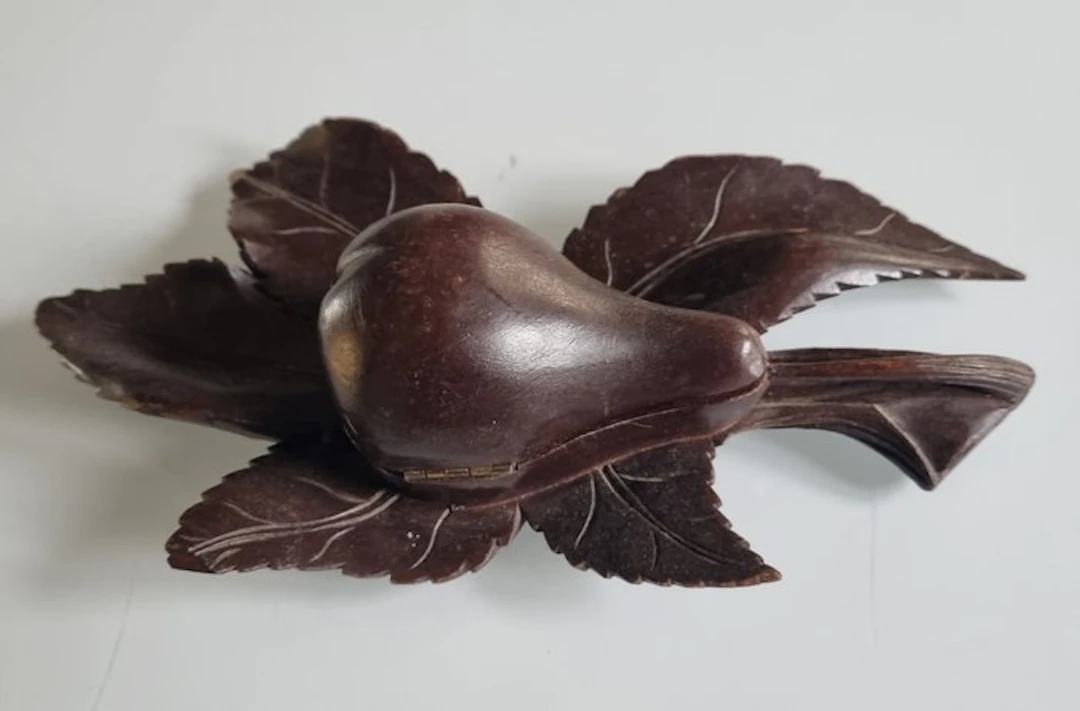 Inkwell - Wood- Chestnut