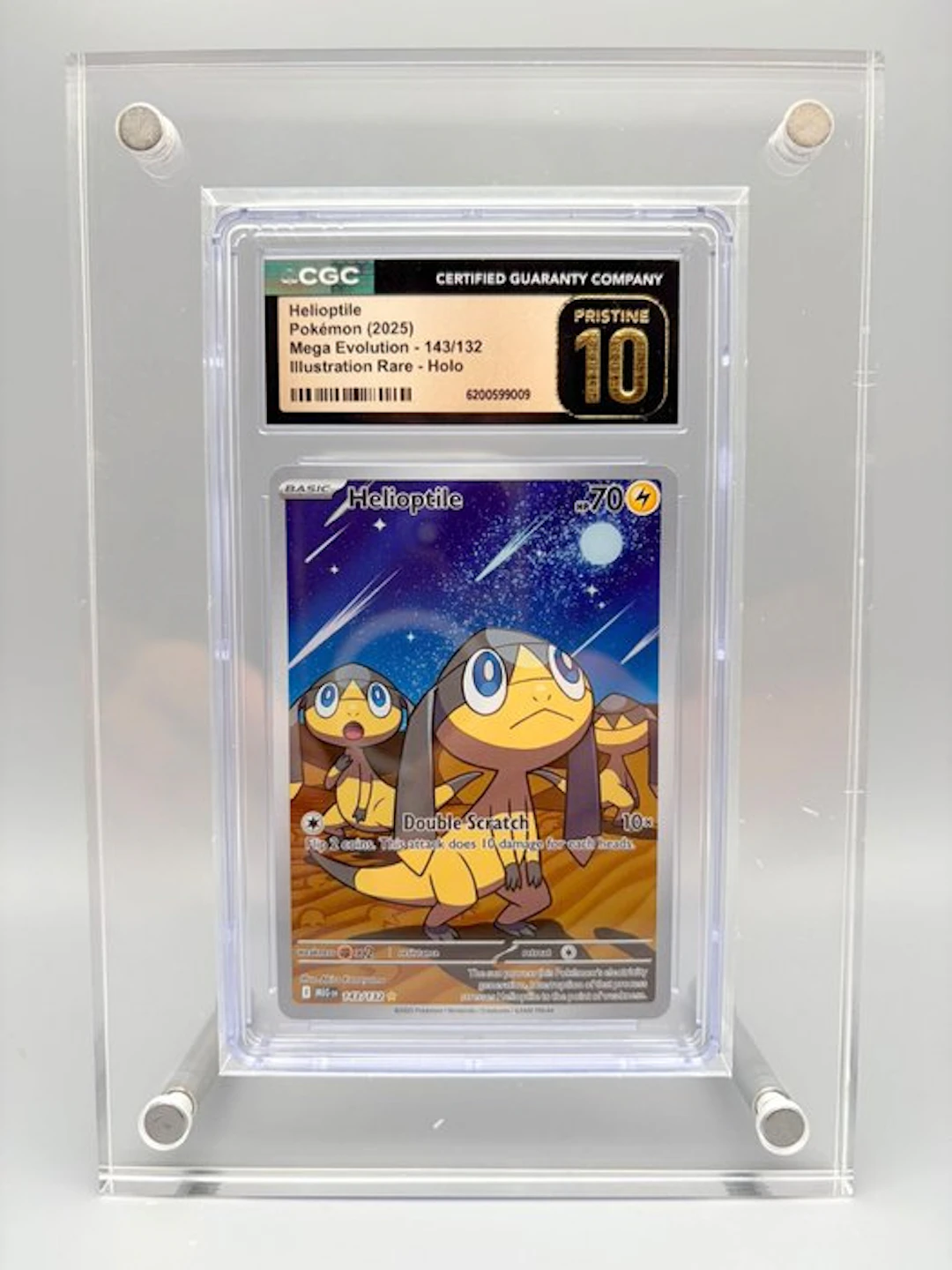 Pokémon Graded card - Helioptile 143/132 - CGC Pristine...