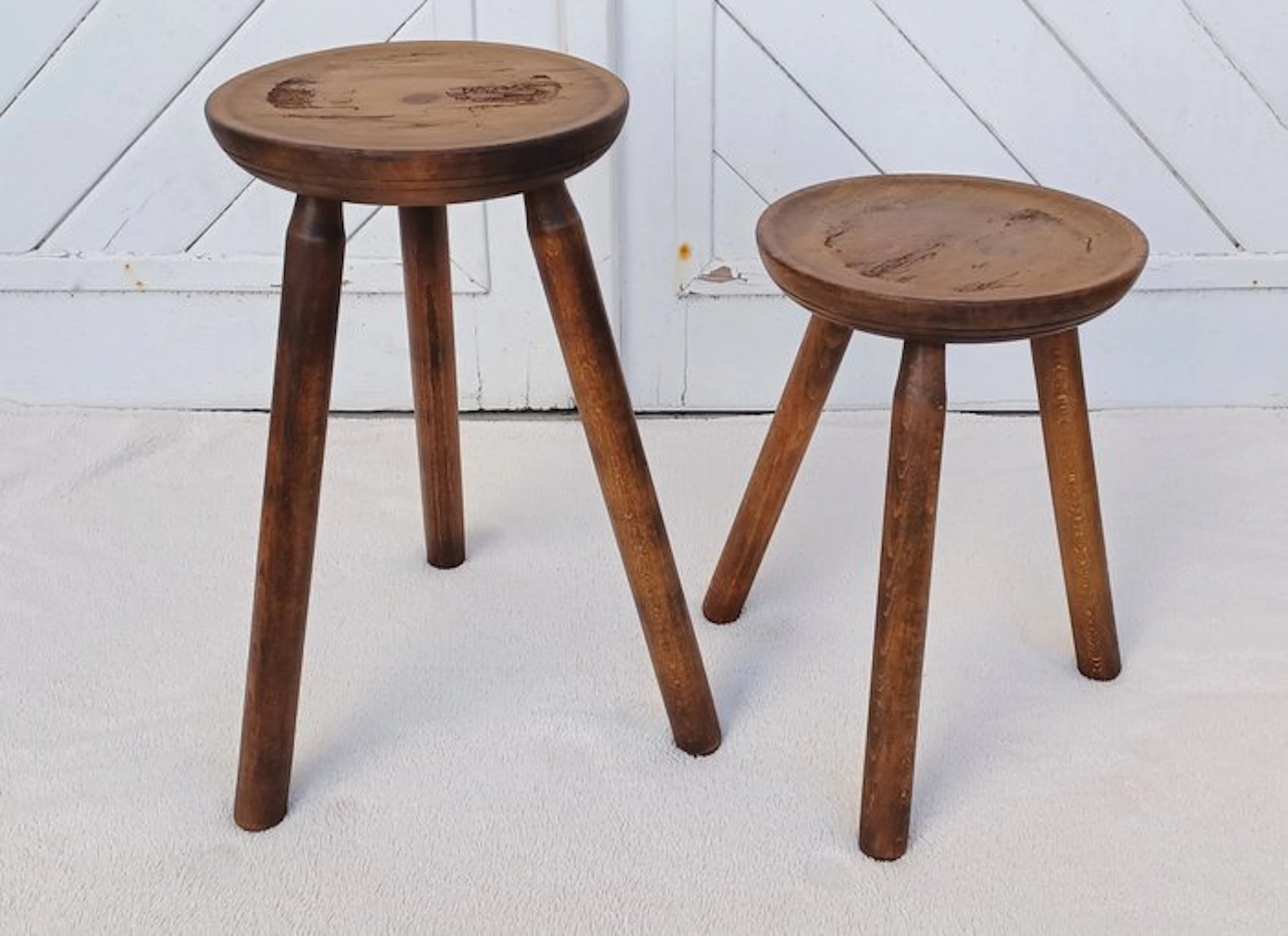Stool (2) - Beech - Tripod stools