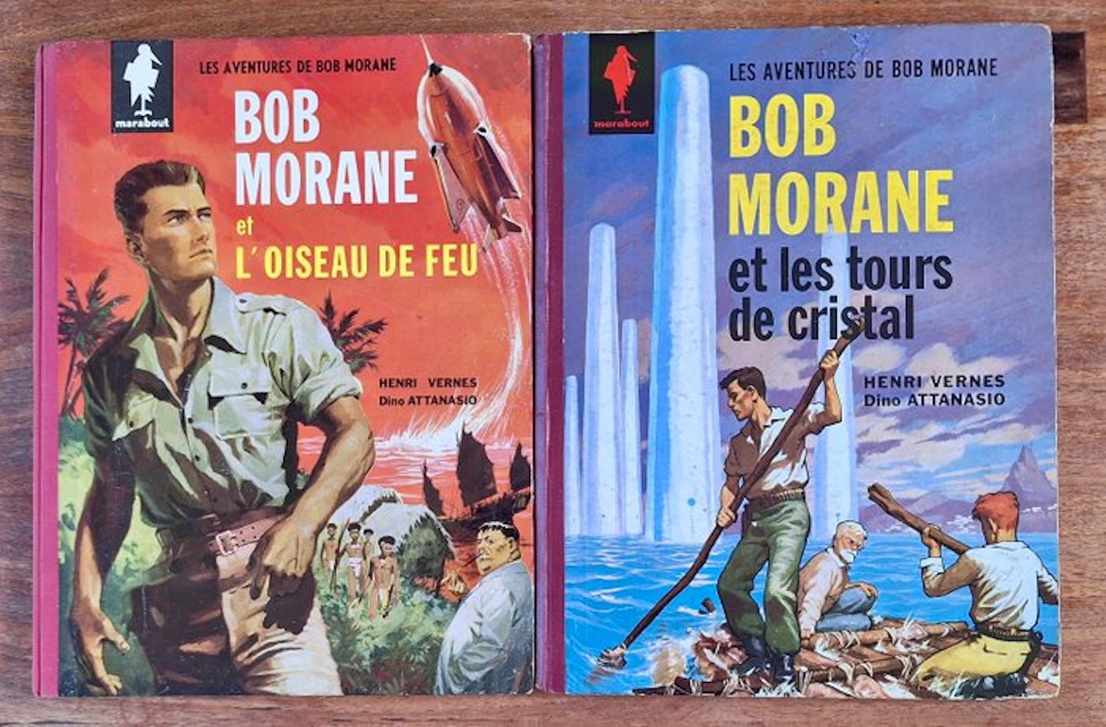 Bob Morane - 2x C - 2 Album - First edition - 1960/1962