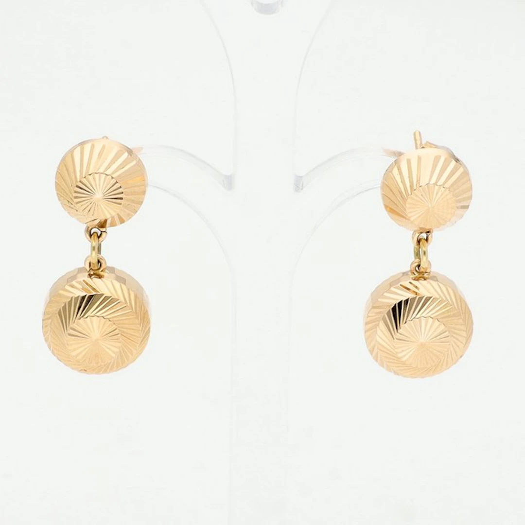 Earrings - 18 kt. Yellow gold