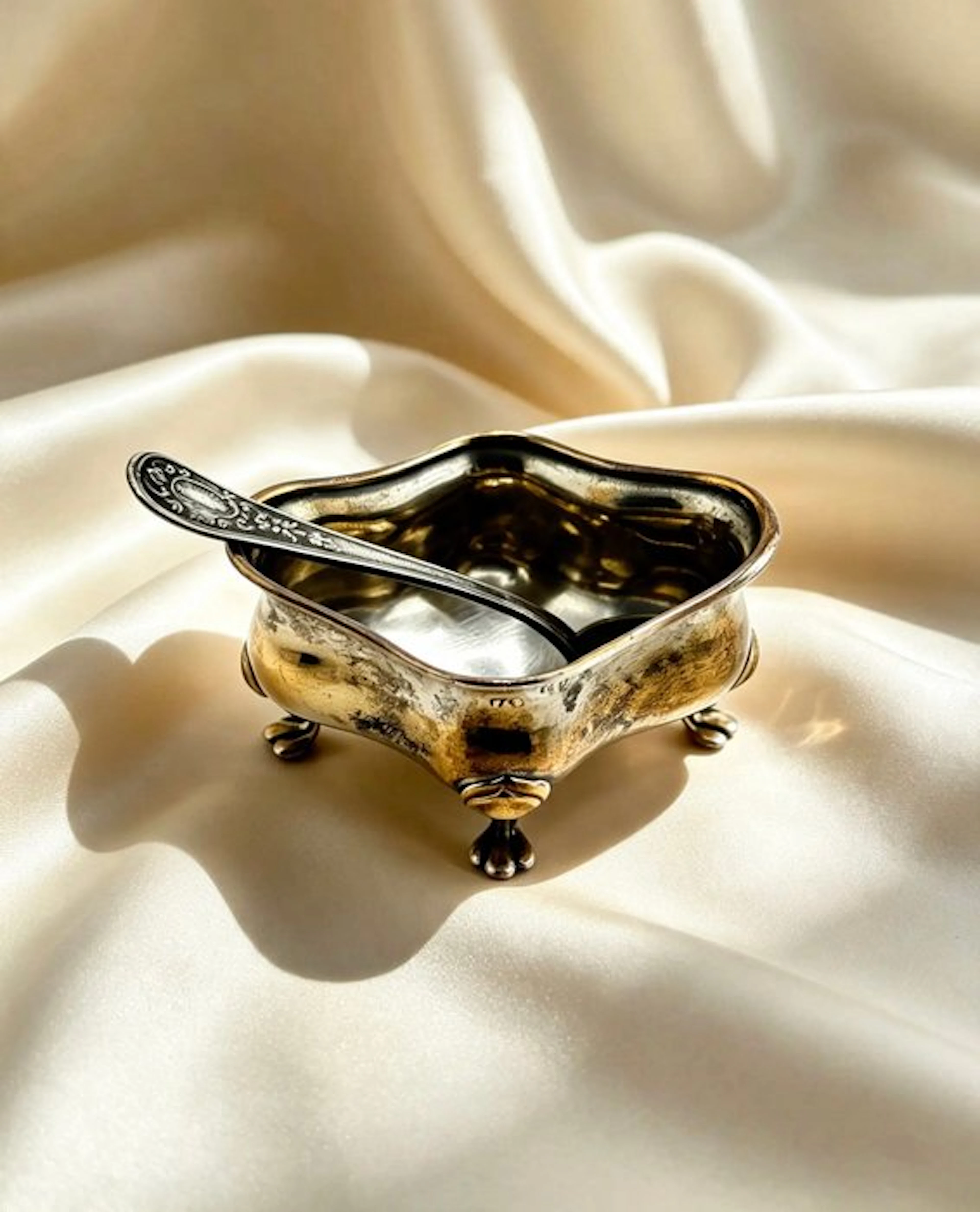 Salt cellar (2) - .925 silver