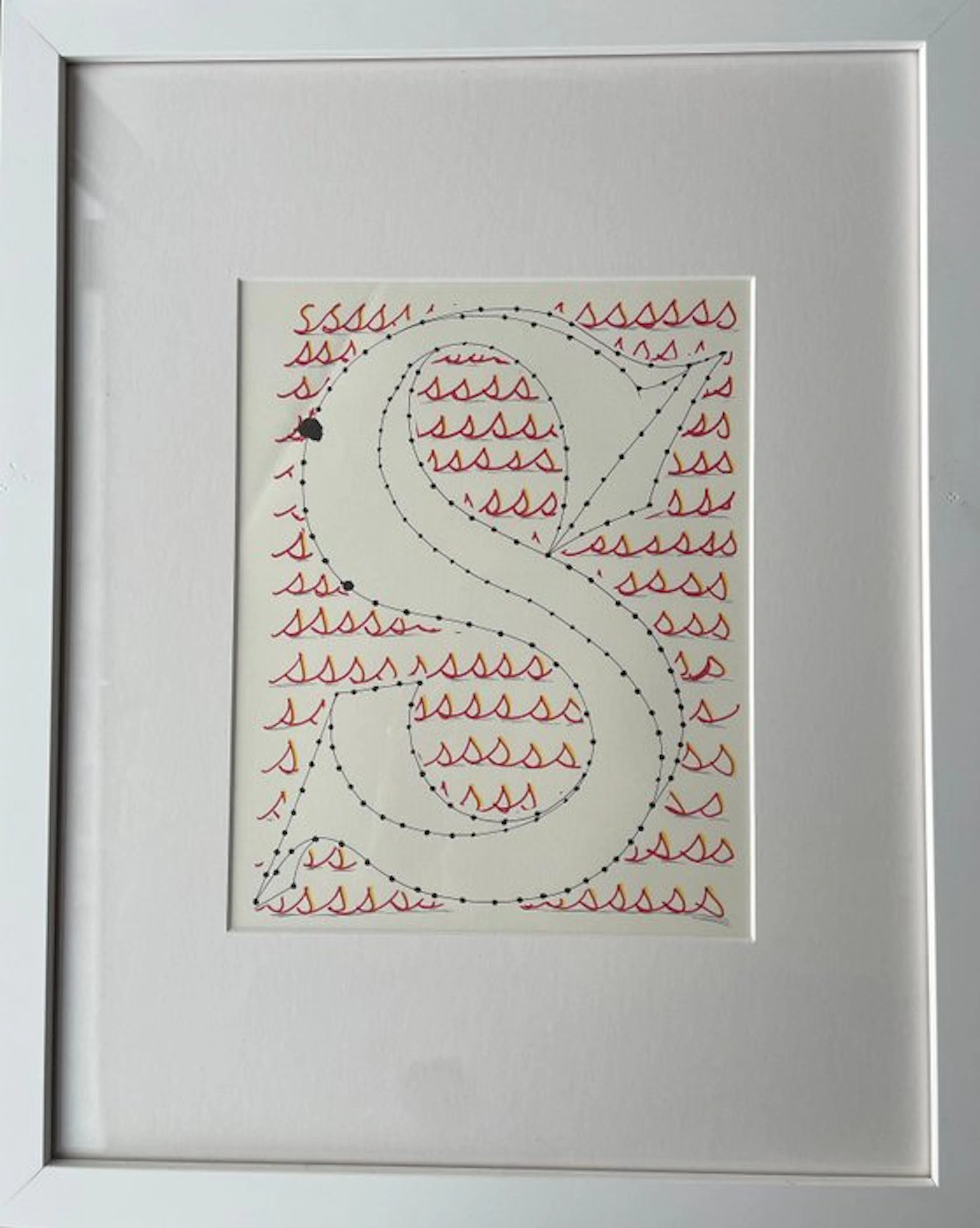 D - Letter S (from the series Hockney's Alphabet)
