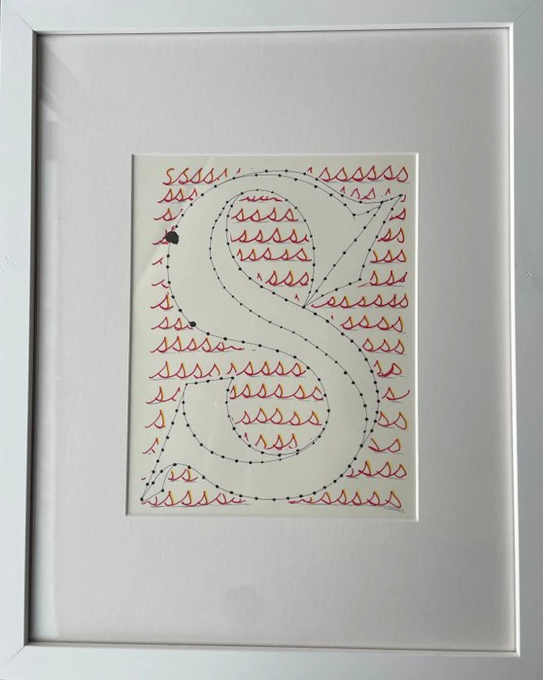 D - Letter S (from the series Hockney's Alphabet)