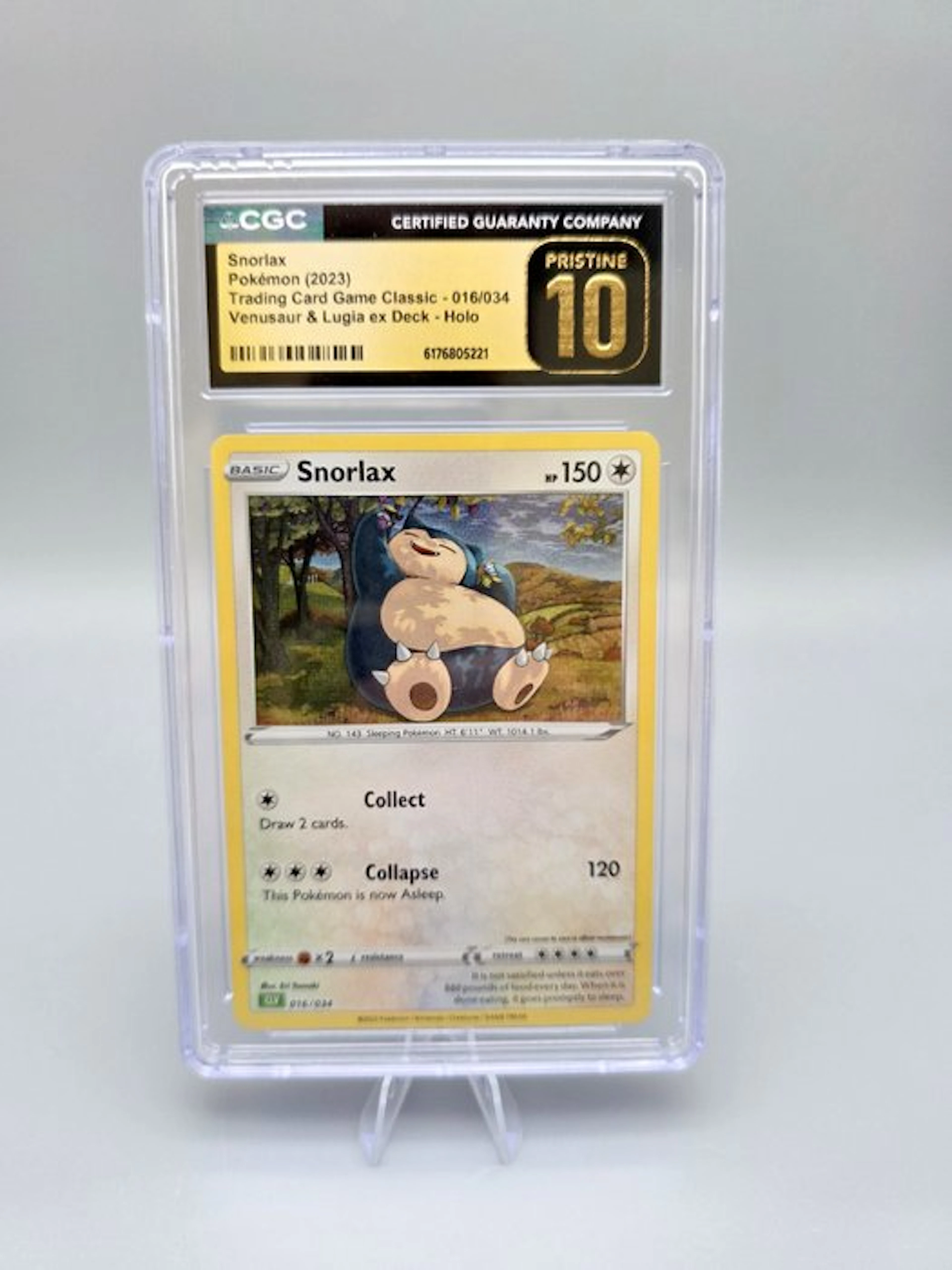 Pokémon Graded card - Snorlax - CGC Pristine 10 - Sword & Shield