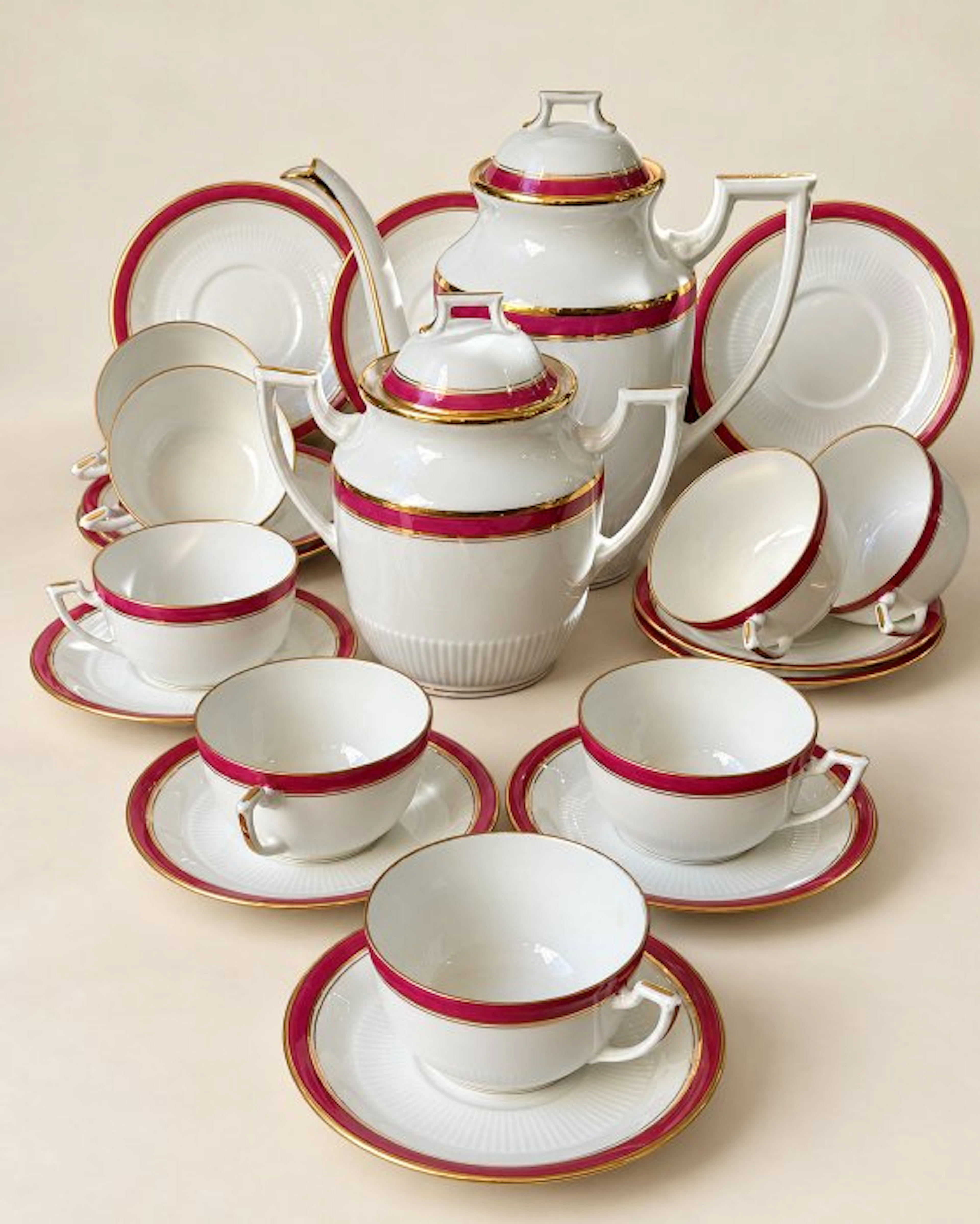 Limoges UC - Coffee set (20) - Porcelain
