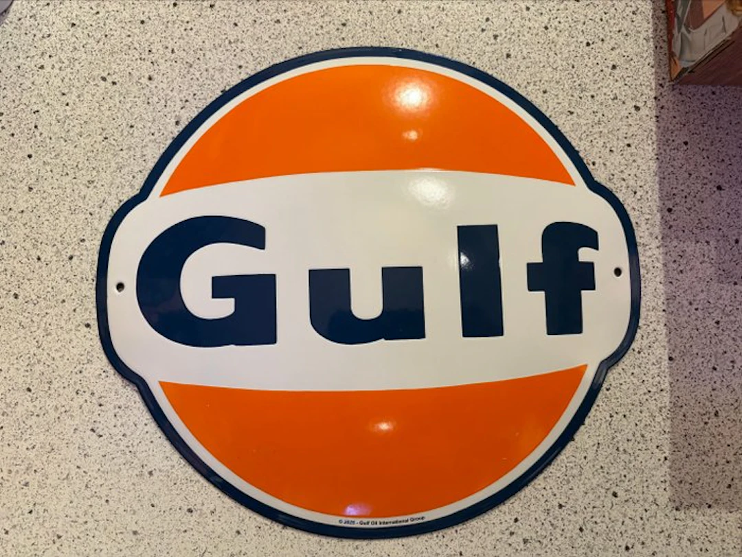 Gulf - Gulf - Enamel sign - Enamel