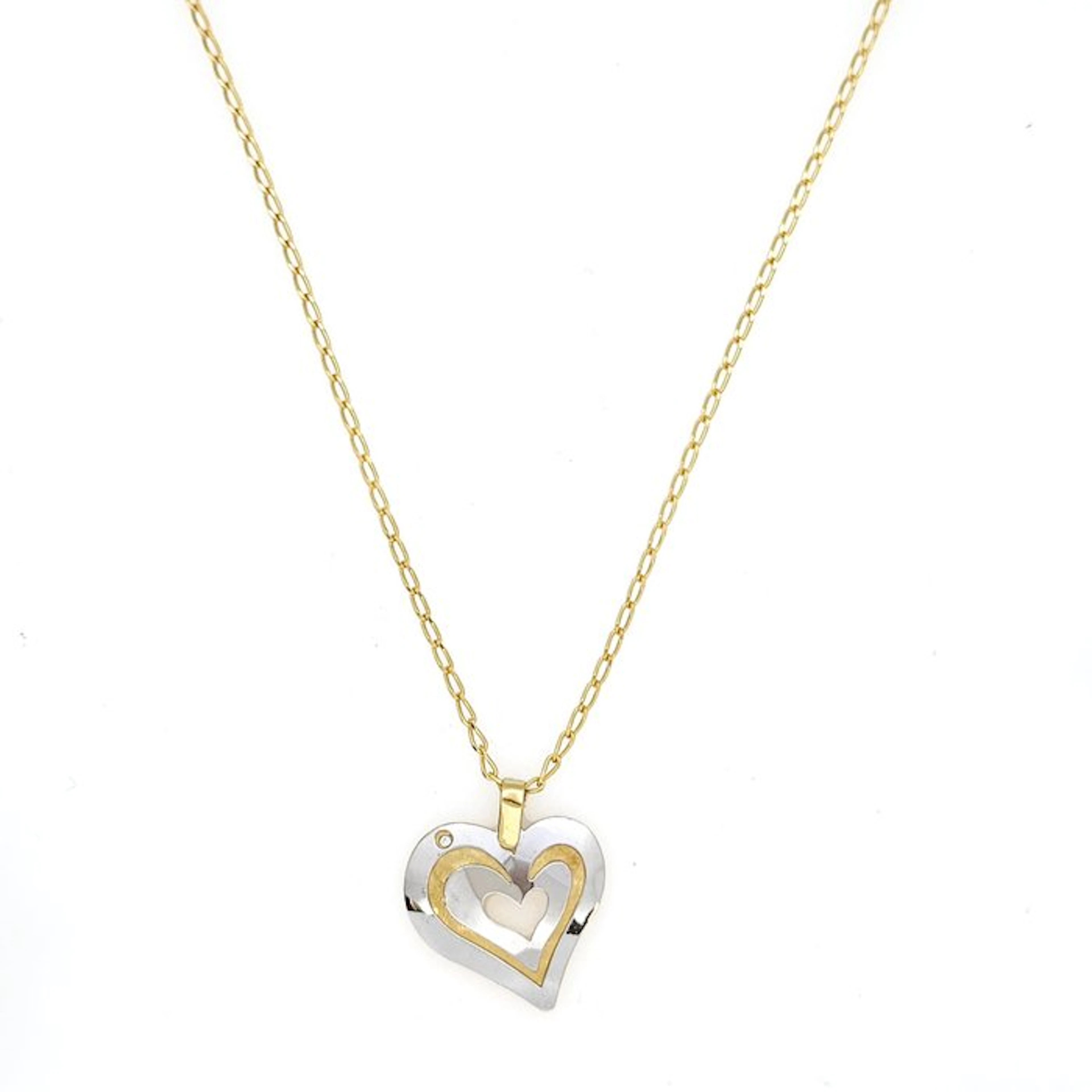 Necklace with pendant - 18 kt. Yellow gold