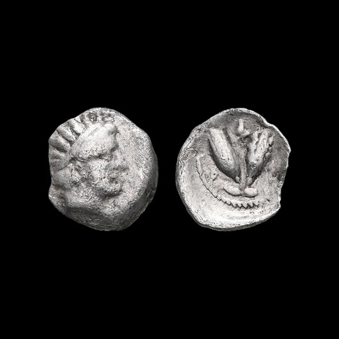 Islands off Caria, Rhodos Diobol Ca. 275-250 BC